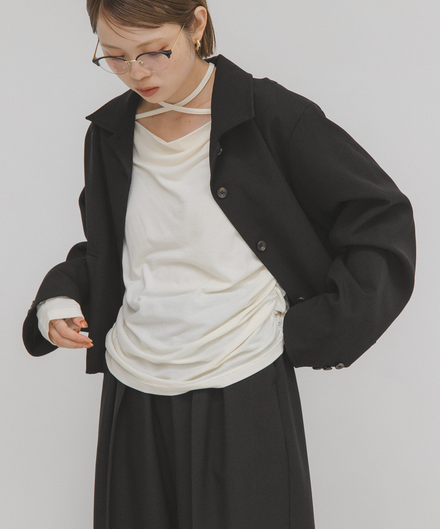 身長：153cm サイズ：one