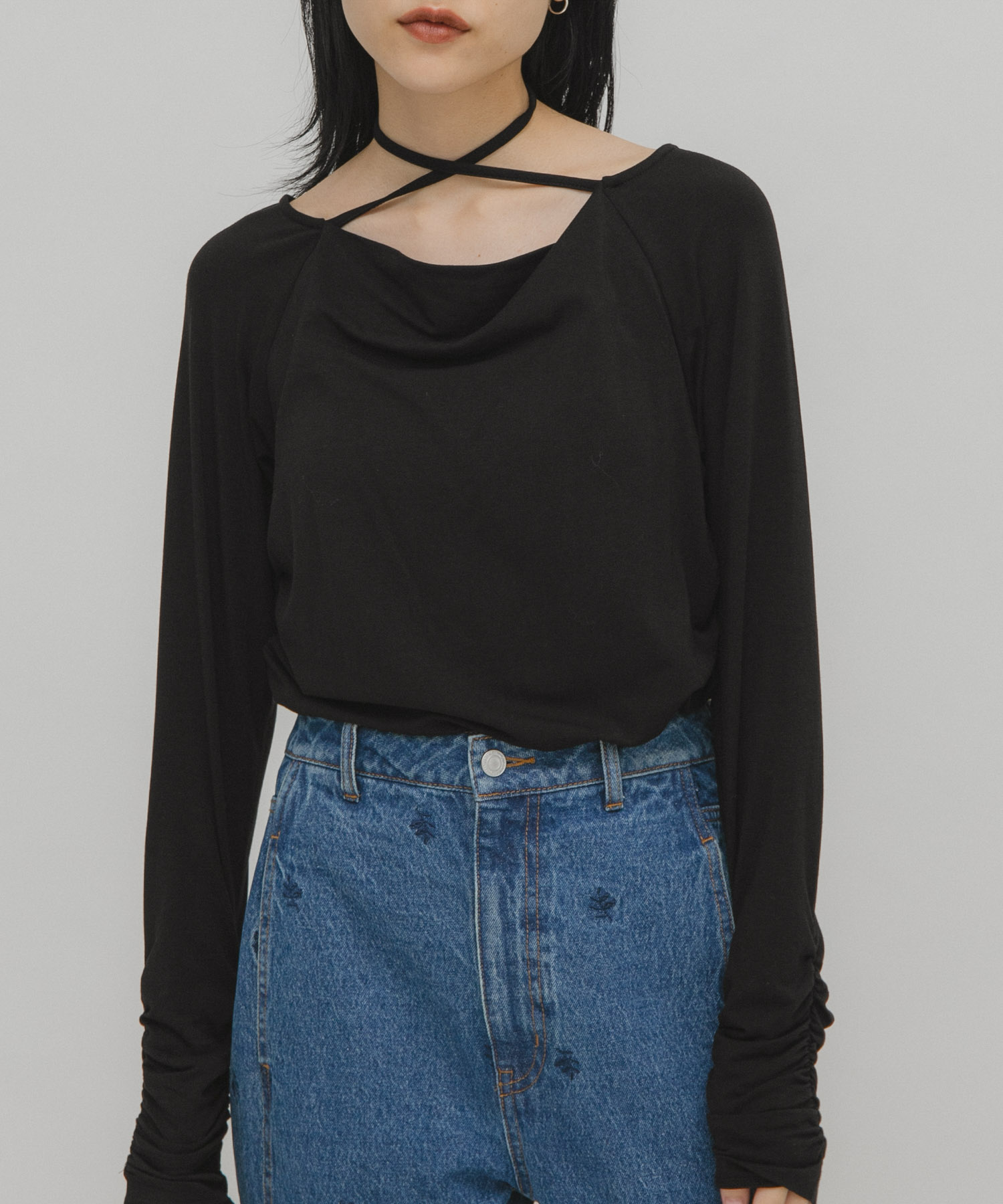 身長：160cm サイズ：one