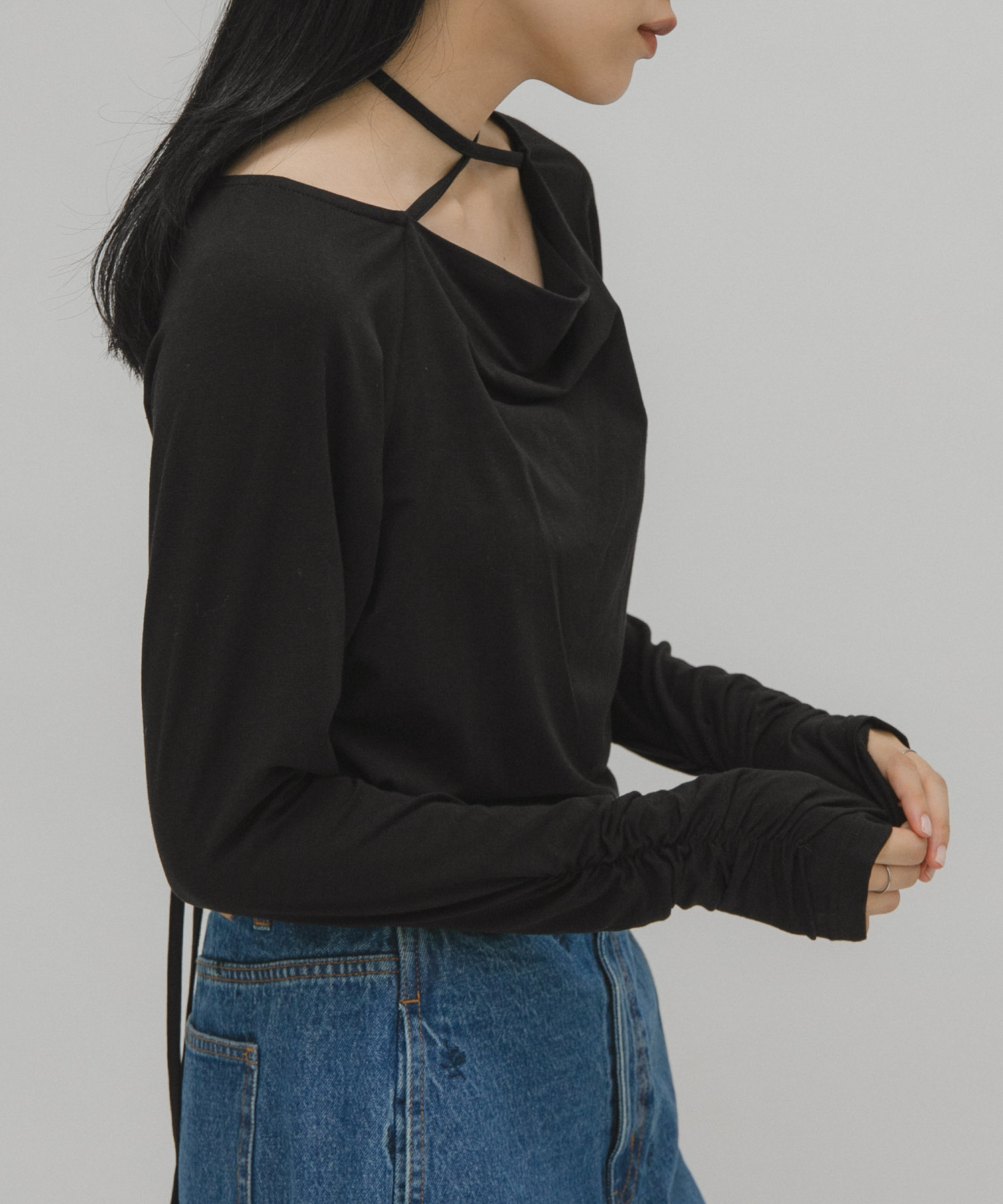 身長：160cm サイズ：one
