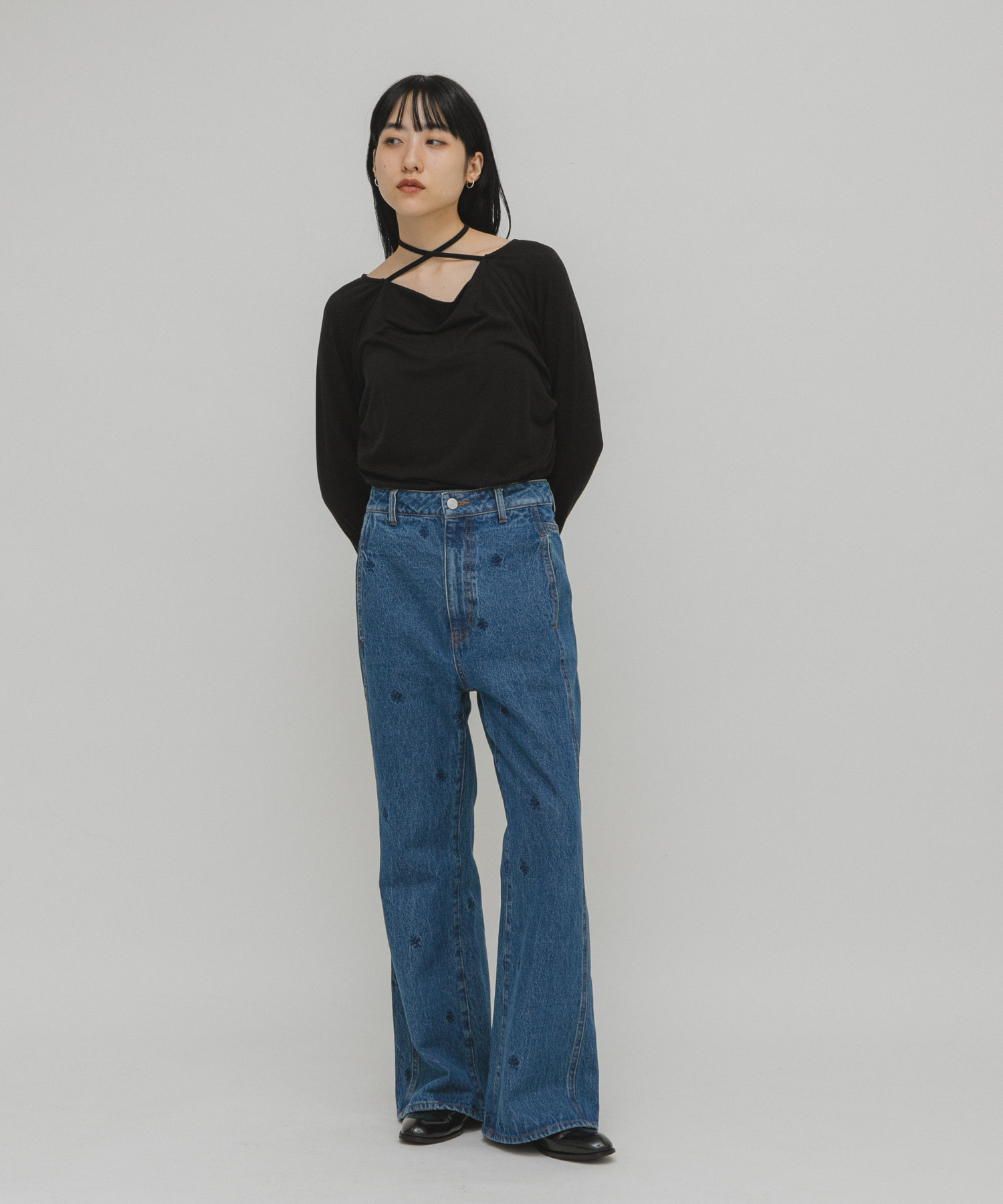 身長：160cm サイズ：one