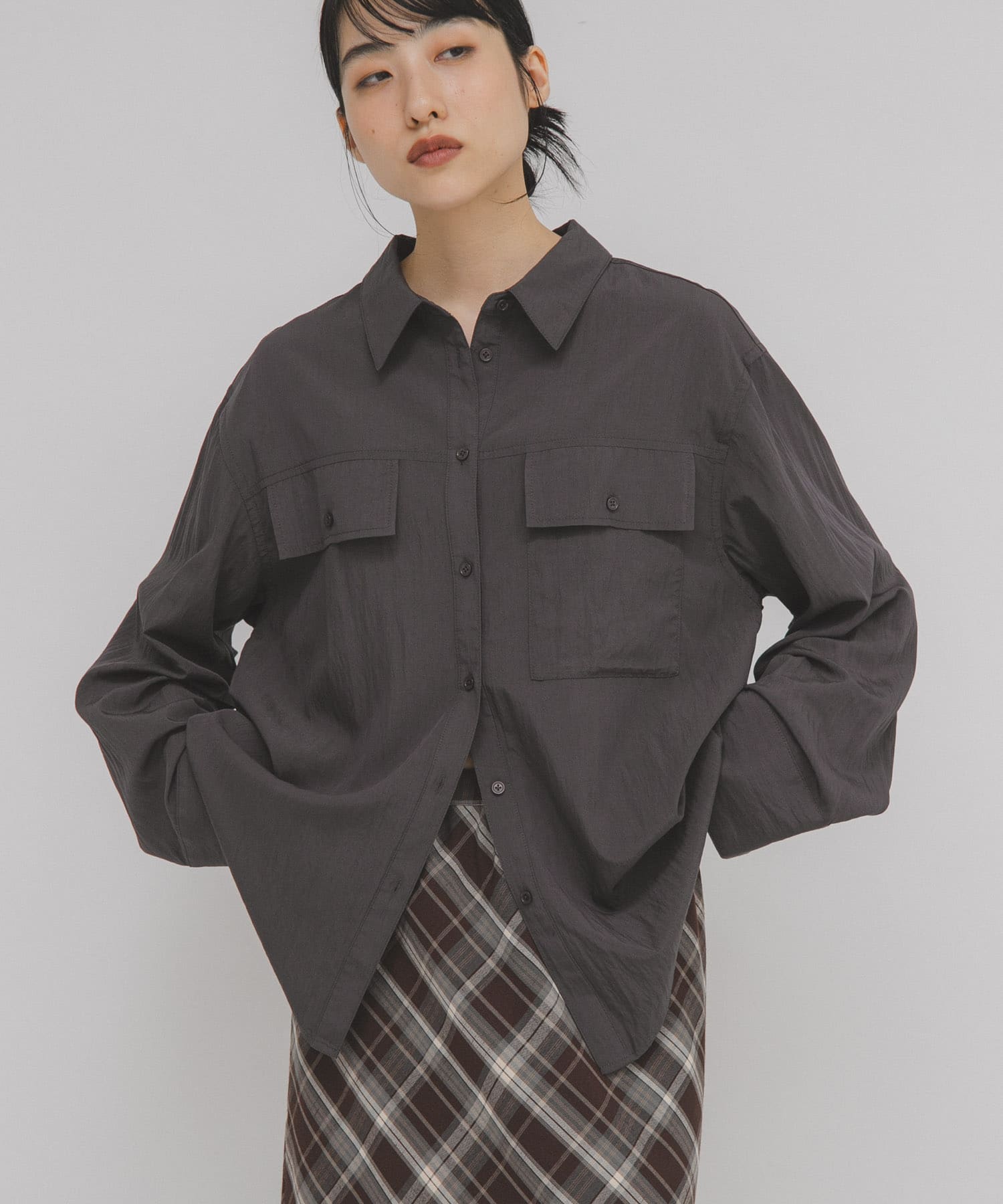 身長：160cm サイズ：one