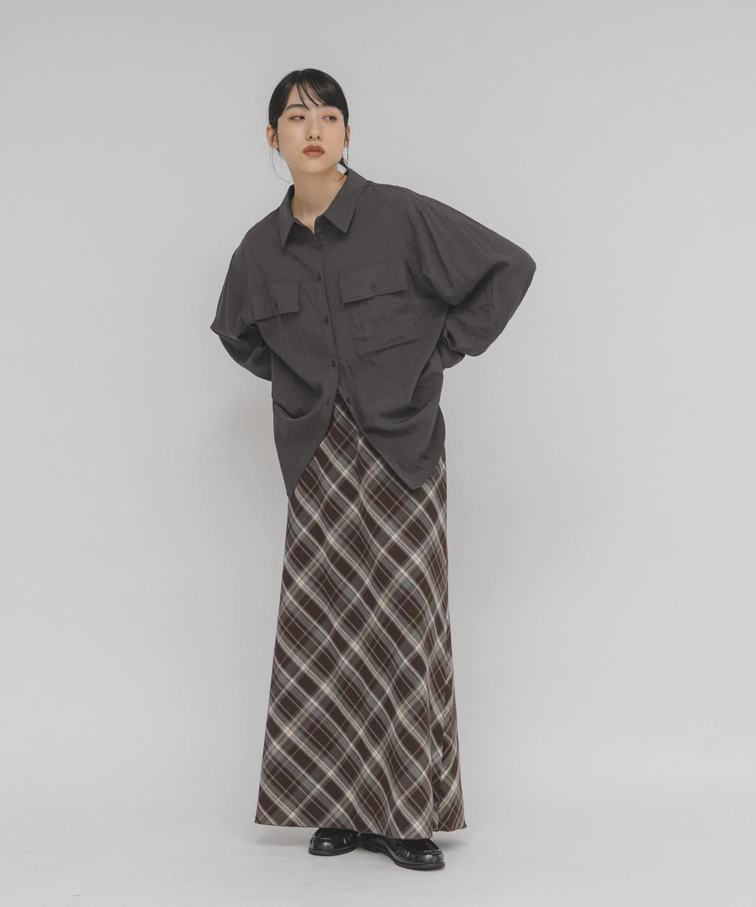 身長：160cm サイズ：one