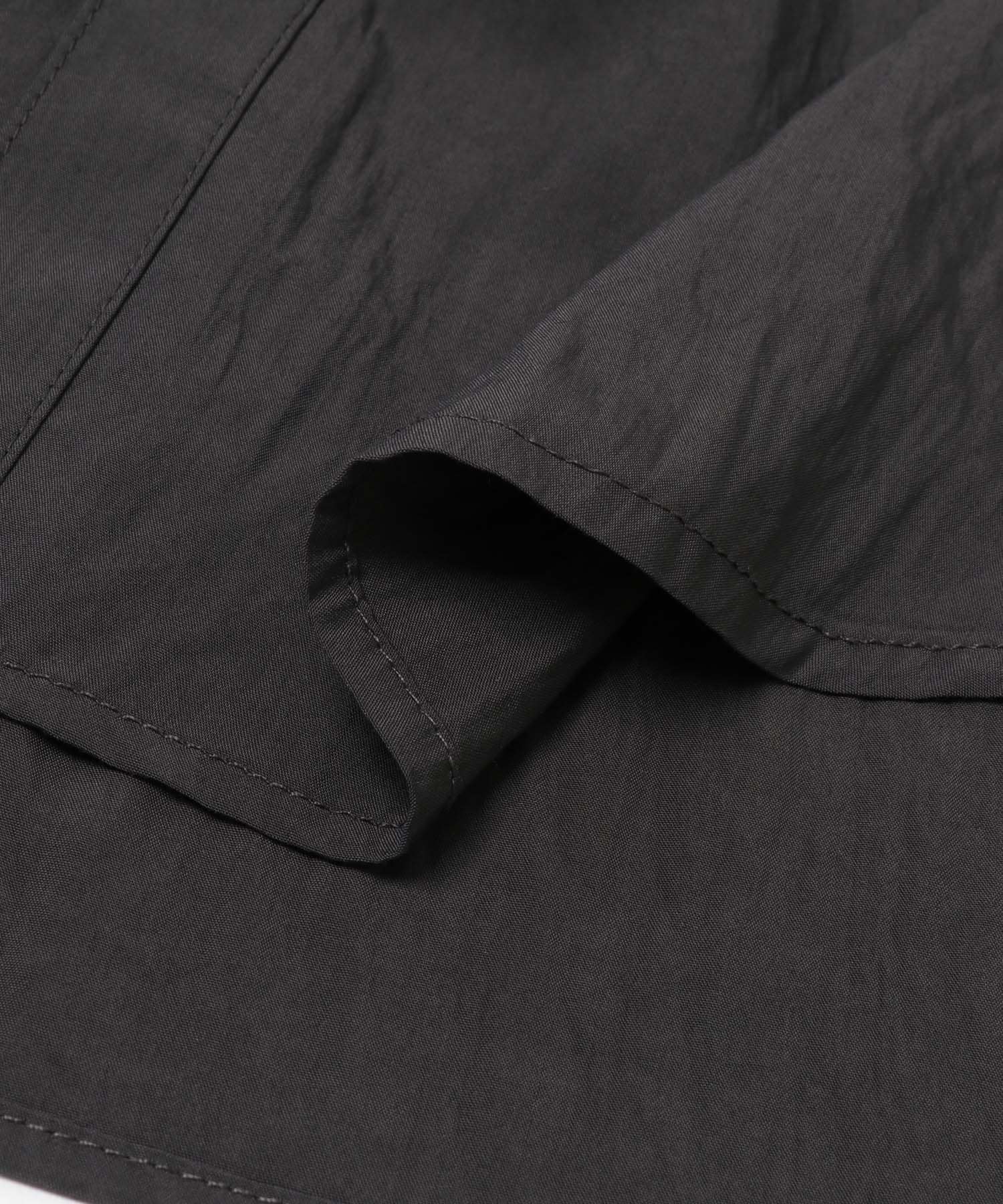 フラップデザインシャツ CHARCOAL one