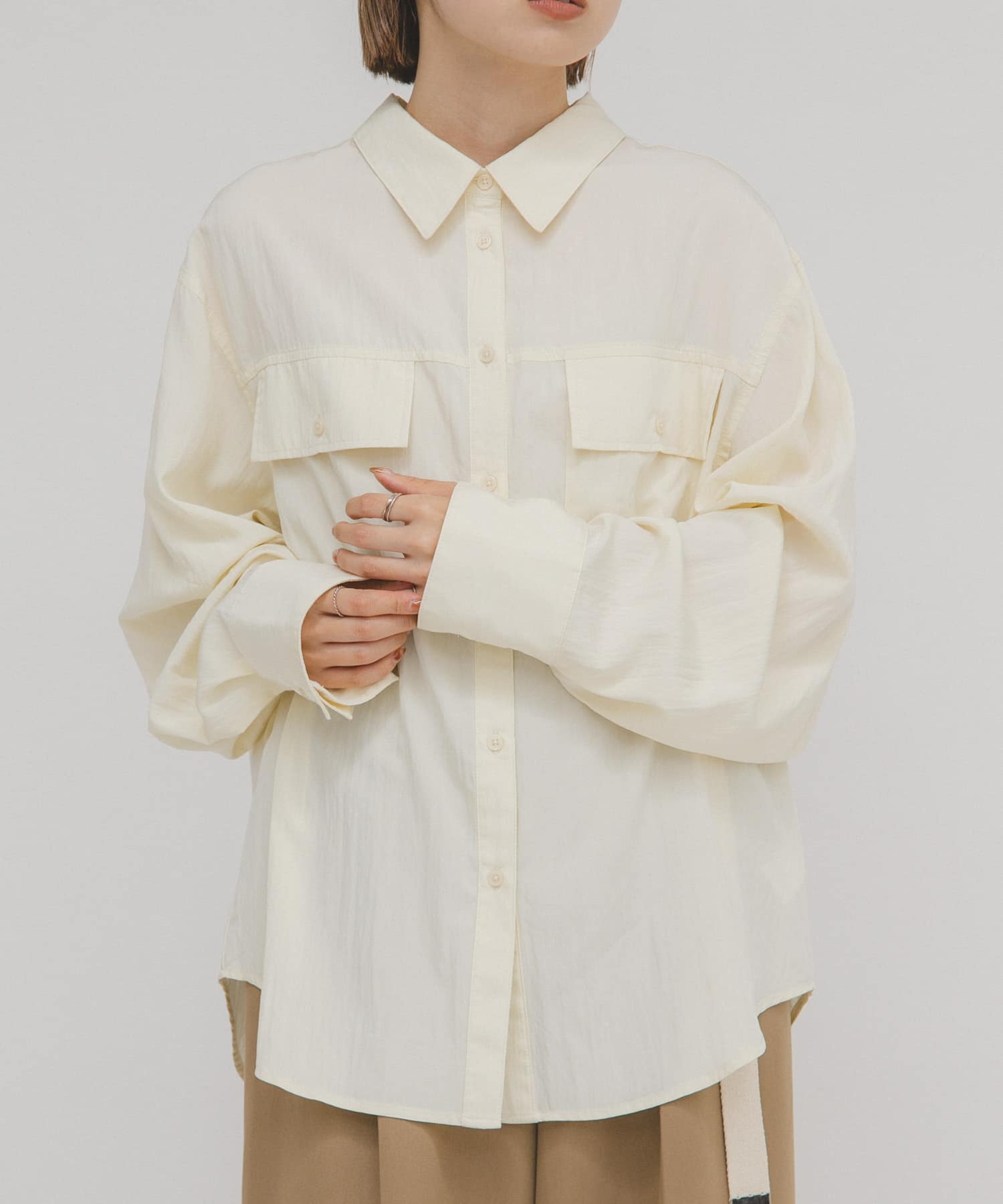 身長：153cm サイズ：one
