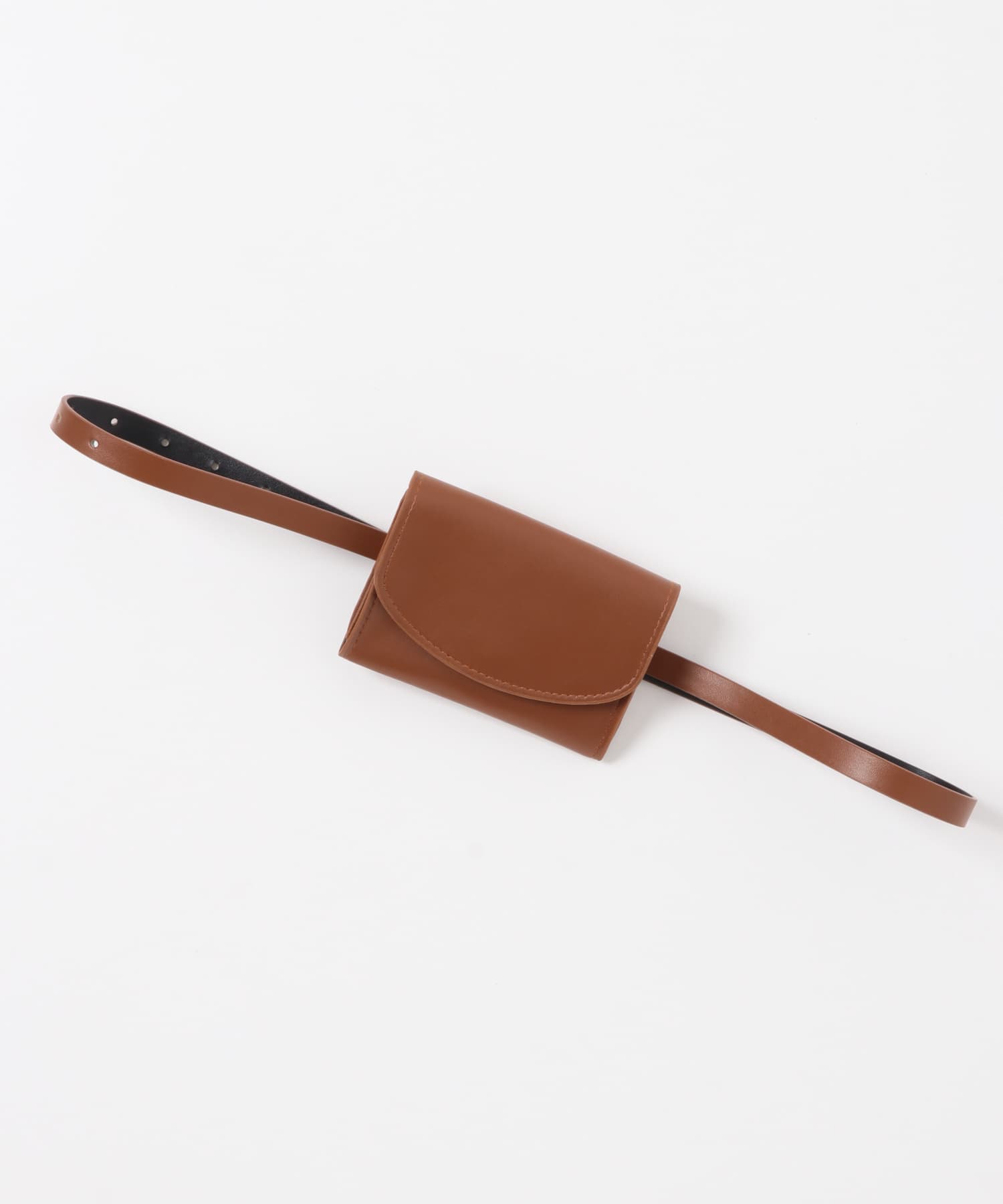 ポーチ付きベルト BROWN One