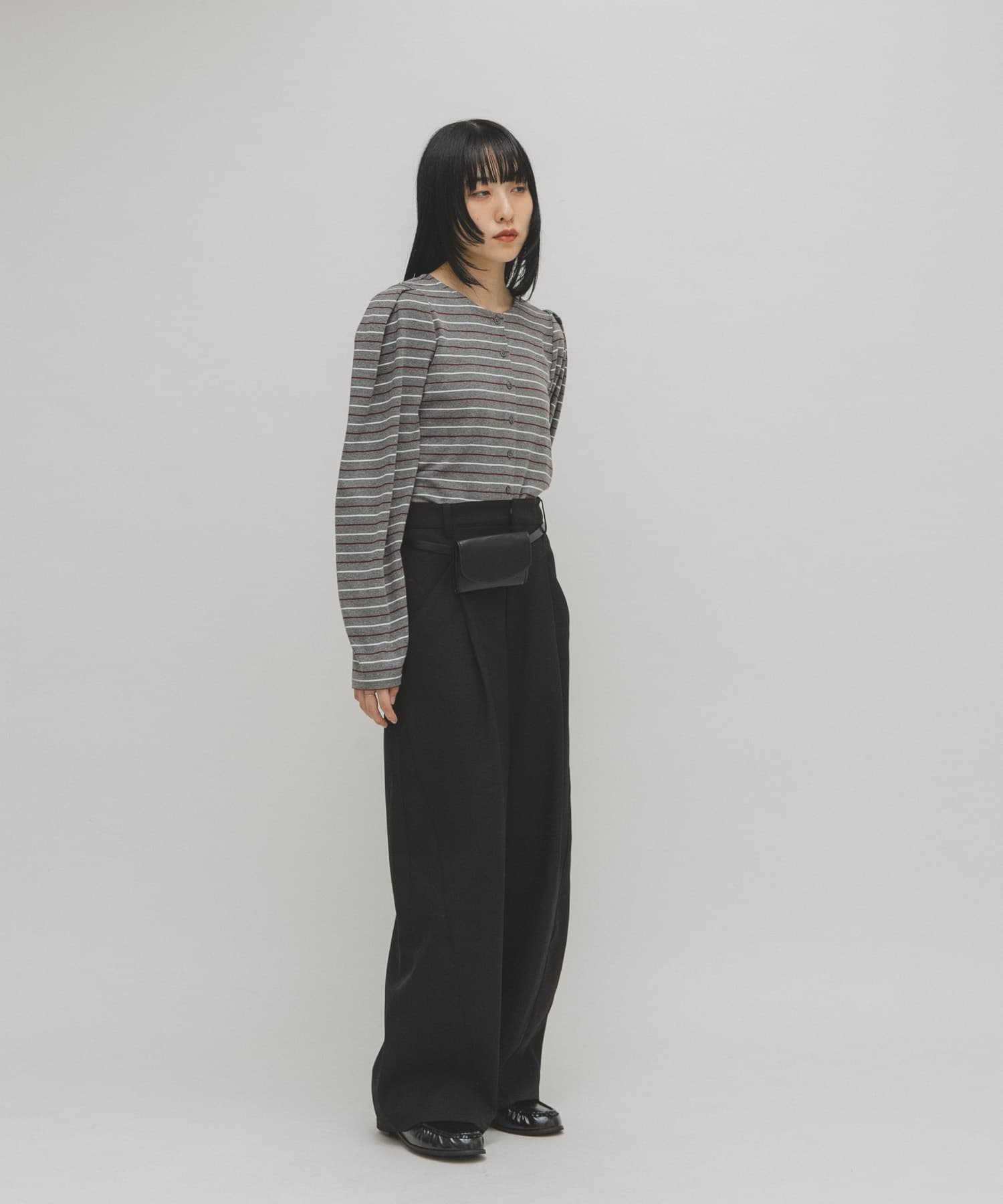 ポーチ付きベルト BLACK One