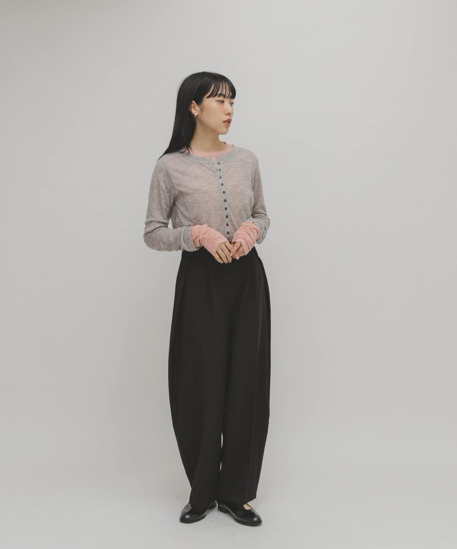 身長：160cm サイズ：one