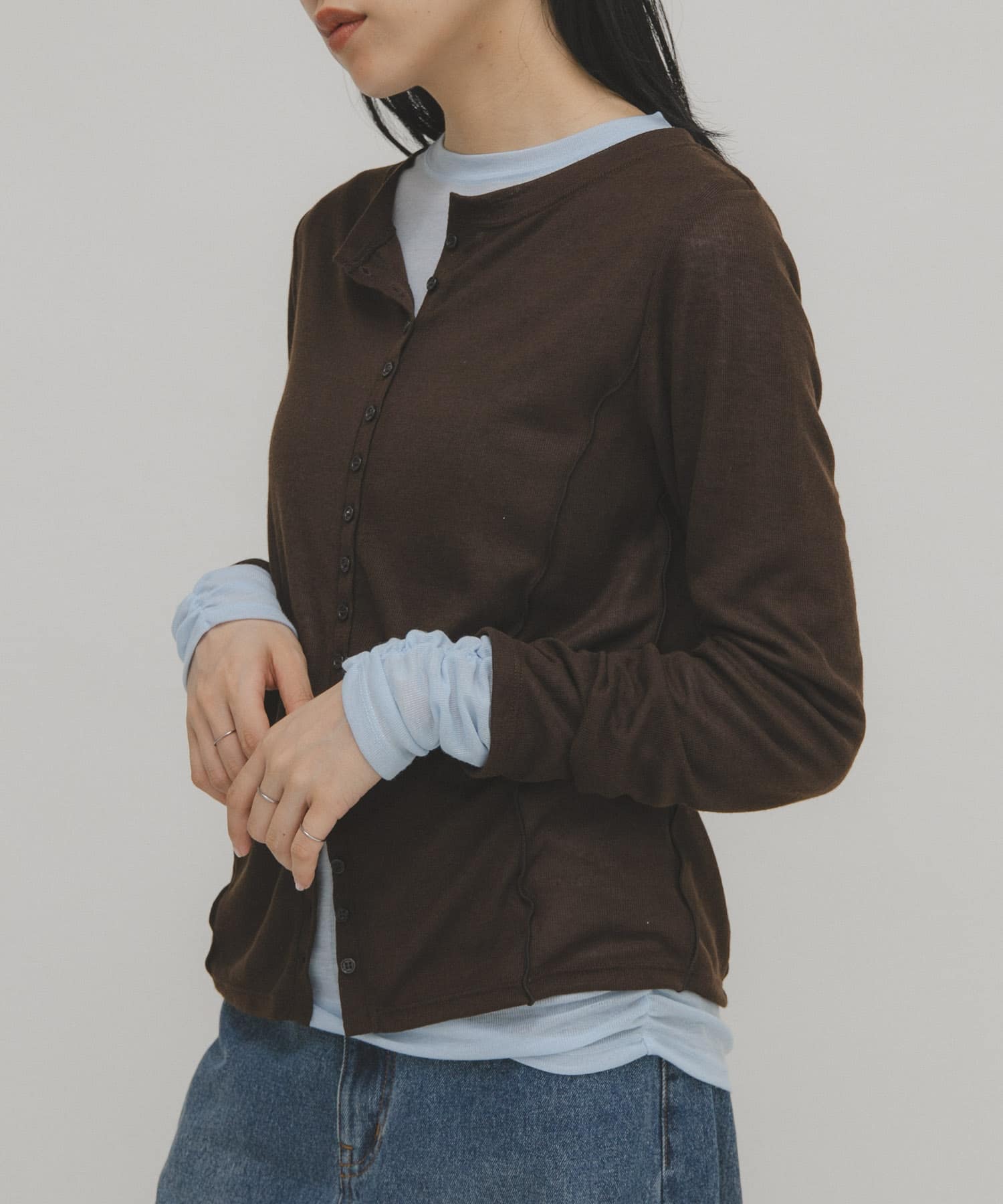 身長：160cm サイズ：one