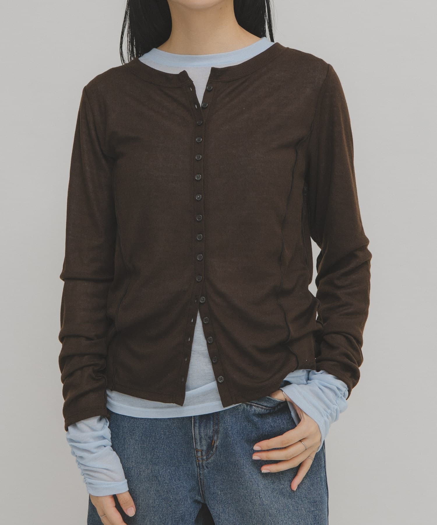 身長：160cm サイズ：one