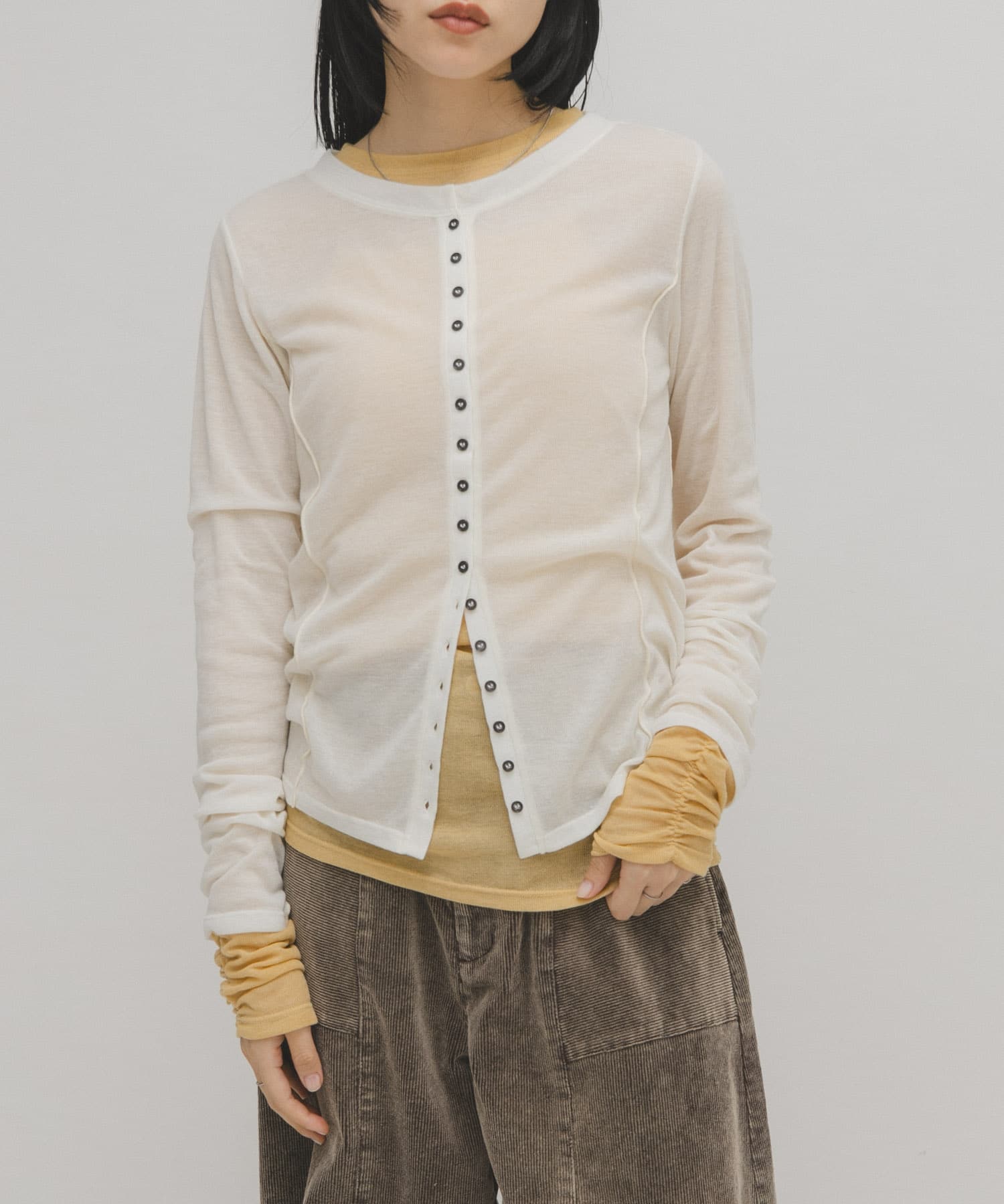 身長：160cm サイズ：one