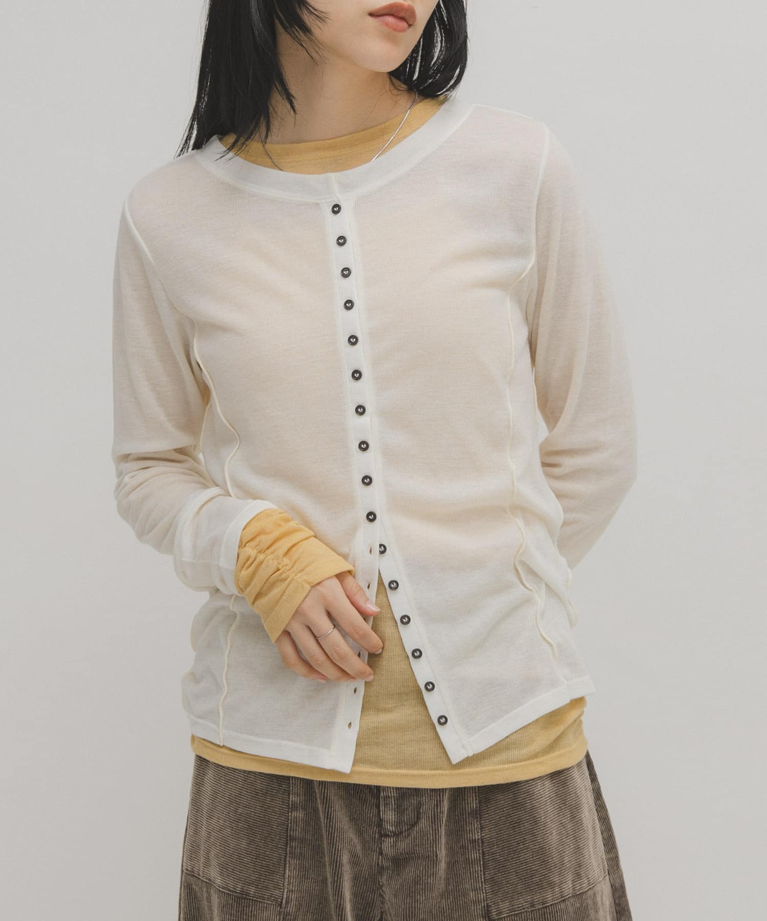 身長：160cm サイズ：one