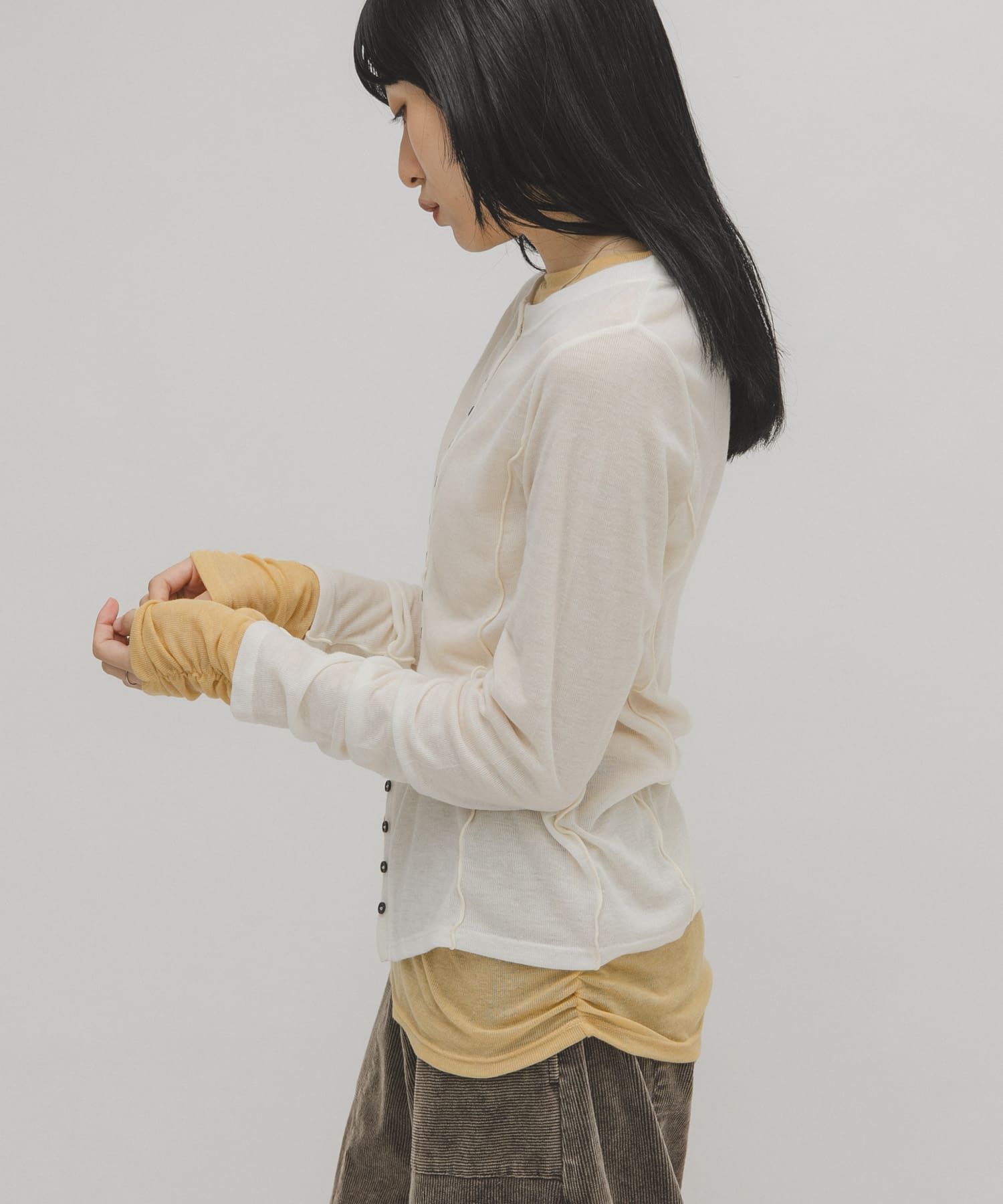 身長：160cm サイズ：one