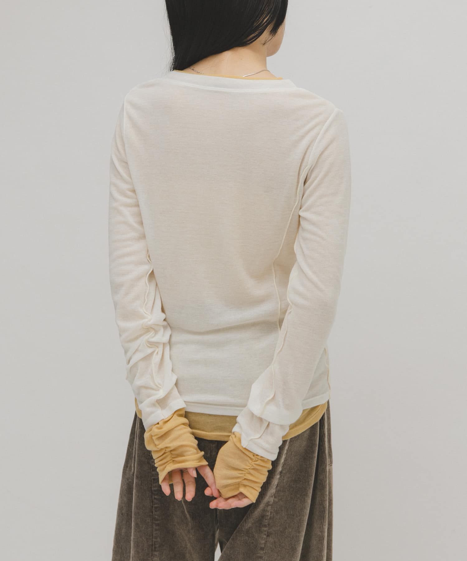 身長：160cm サイズ：one