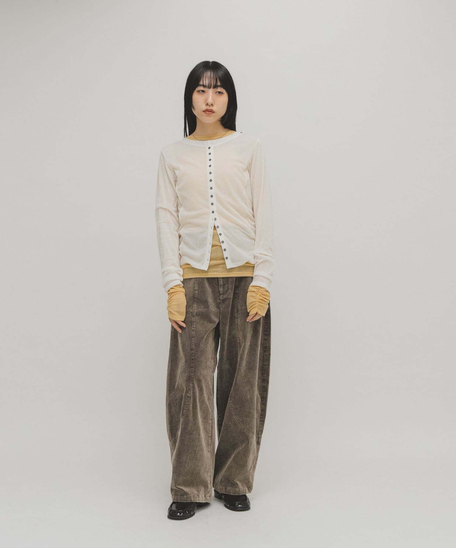 身長：160cm サイズ：one