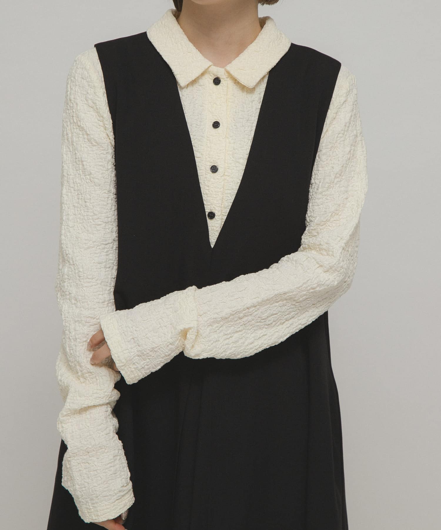 身長：153cm サイズ：one