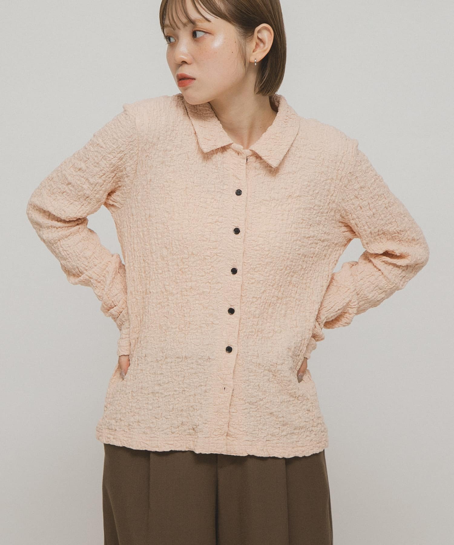 身長：153cm サイズ：one