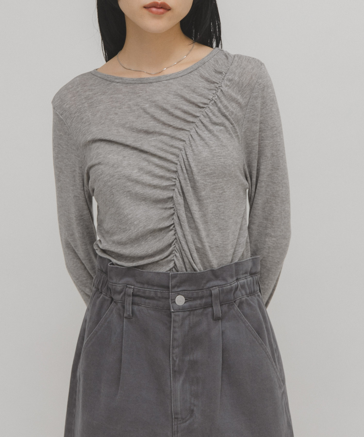 身長：160cm サイズ：one