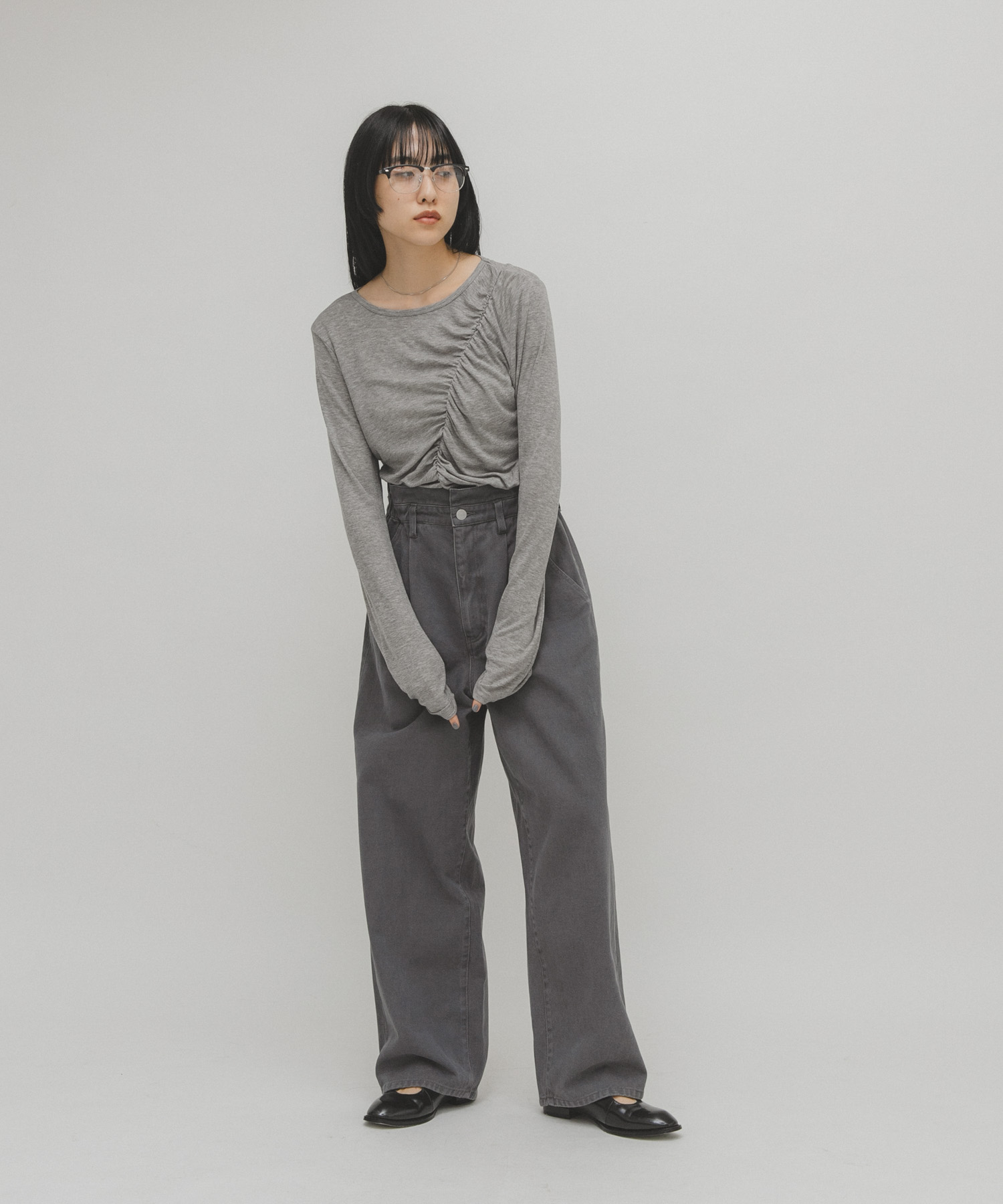 身長：160cm サイズ：one
