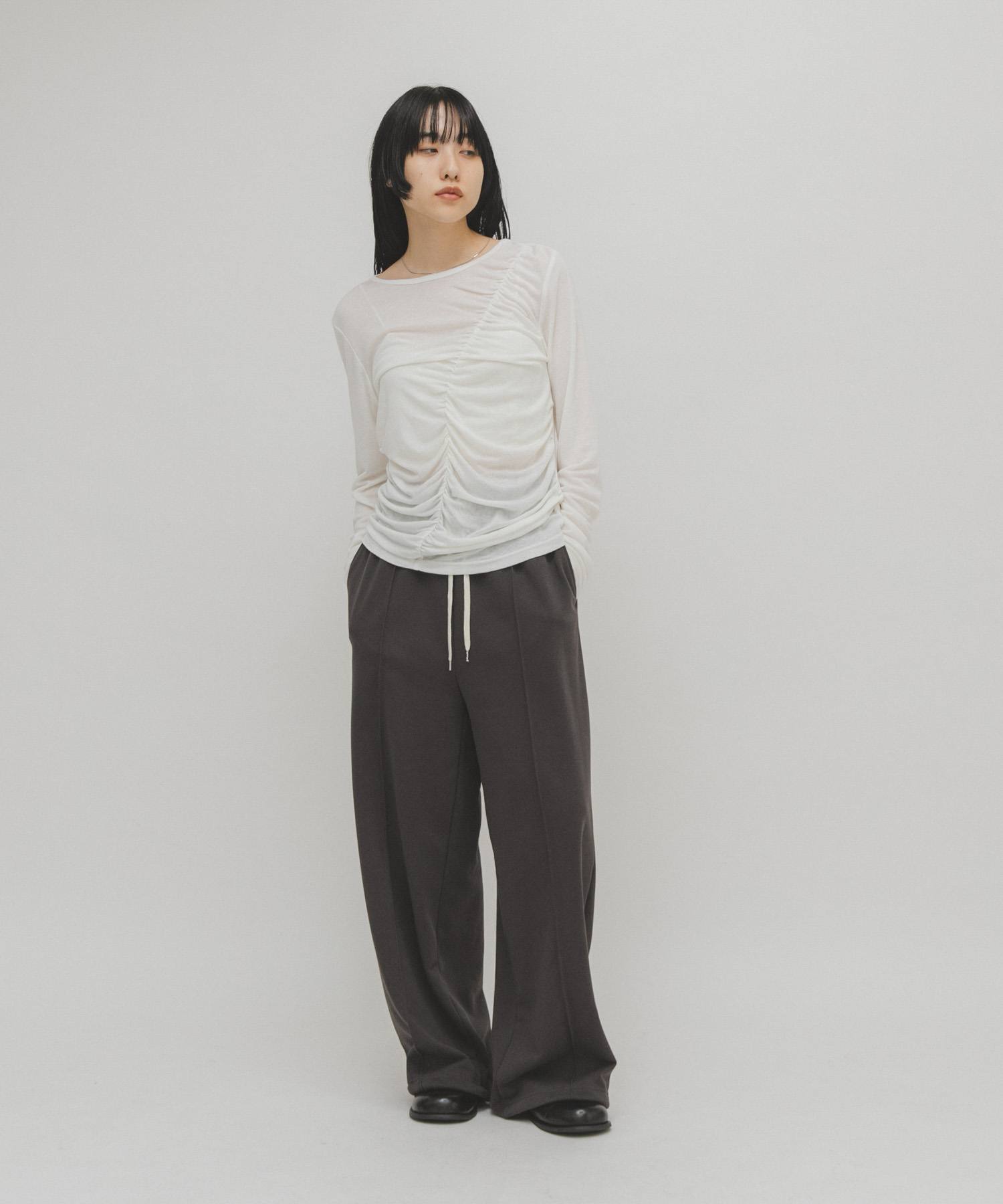 身長：160cm サイズ：one