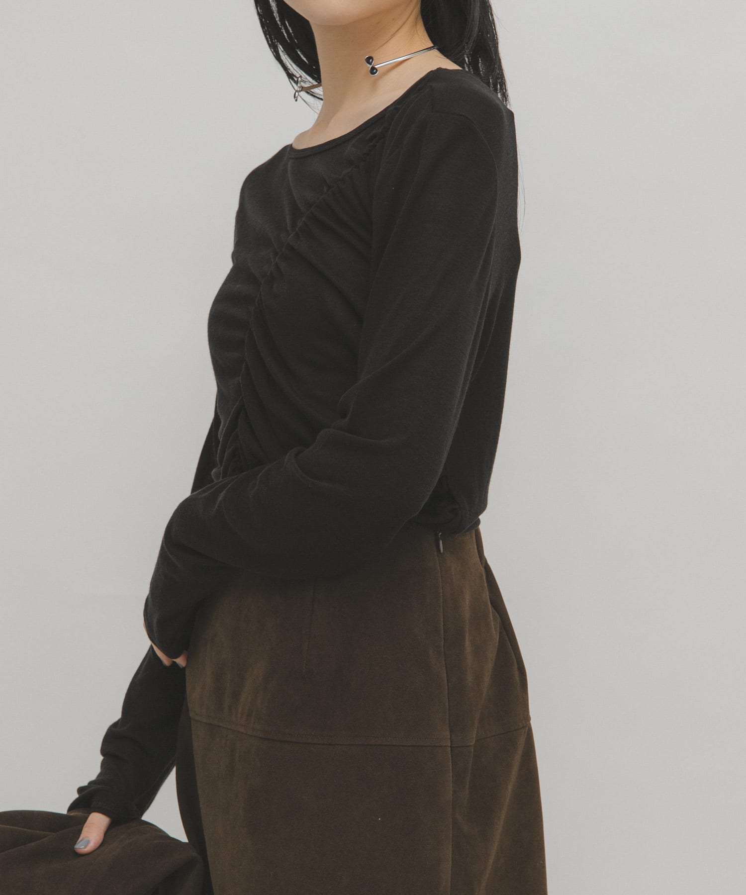 身長：160cm サイズ：one