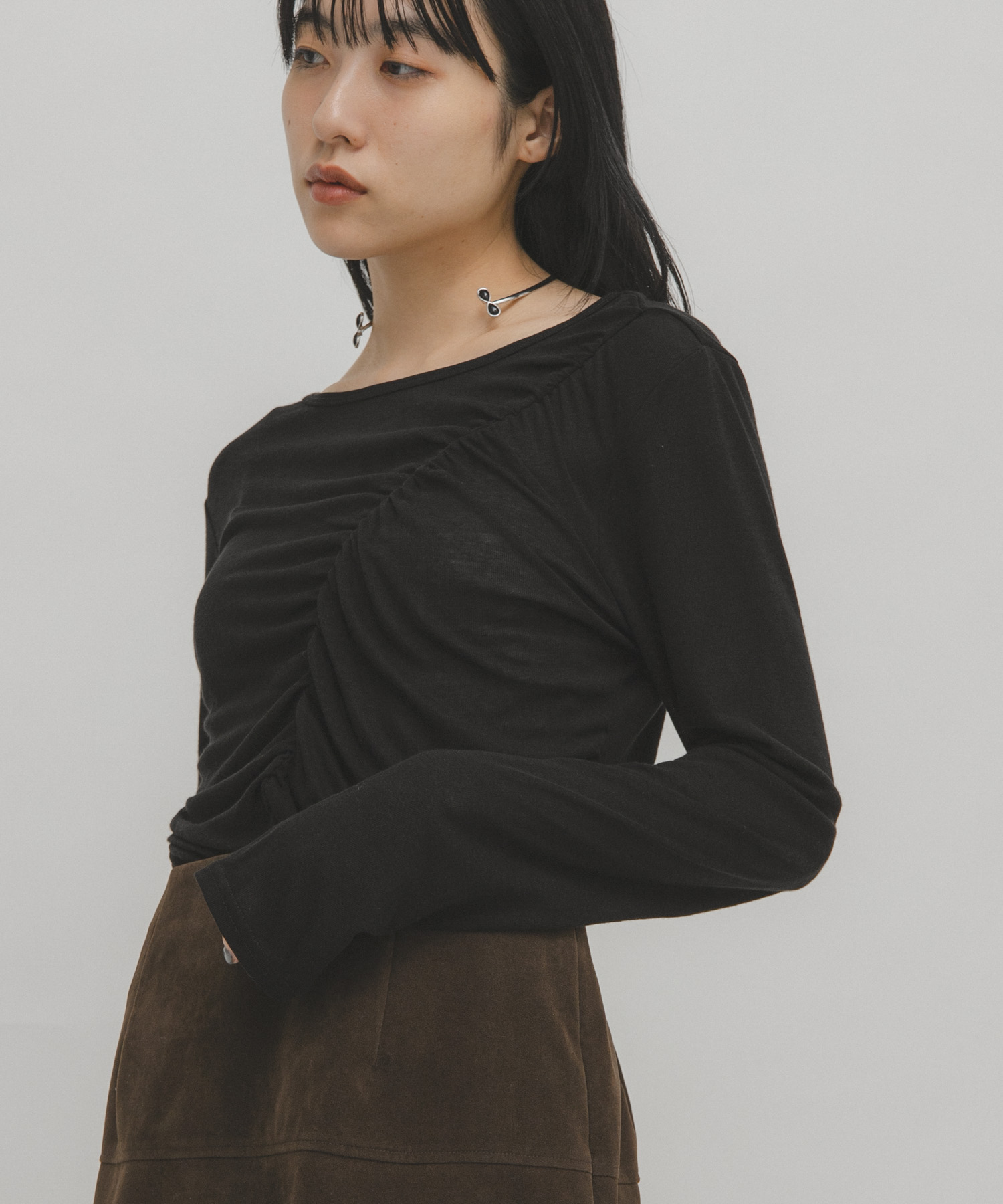身長：160cm サイズ：one
