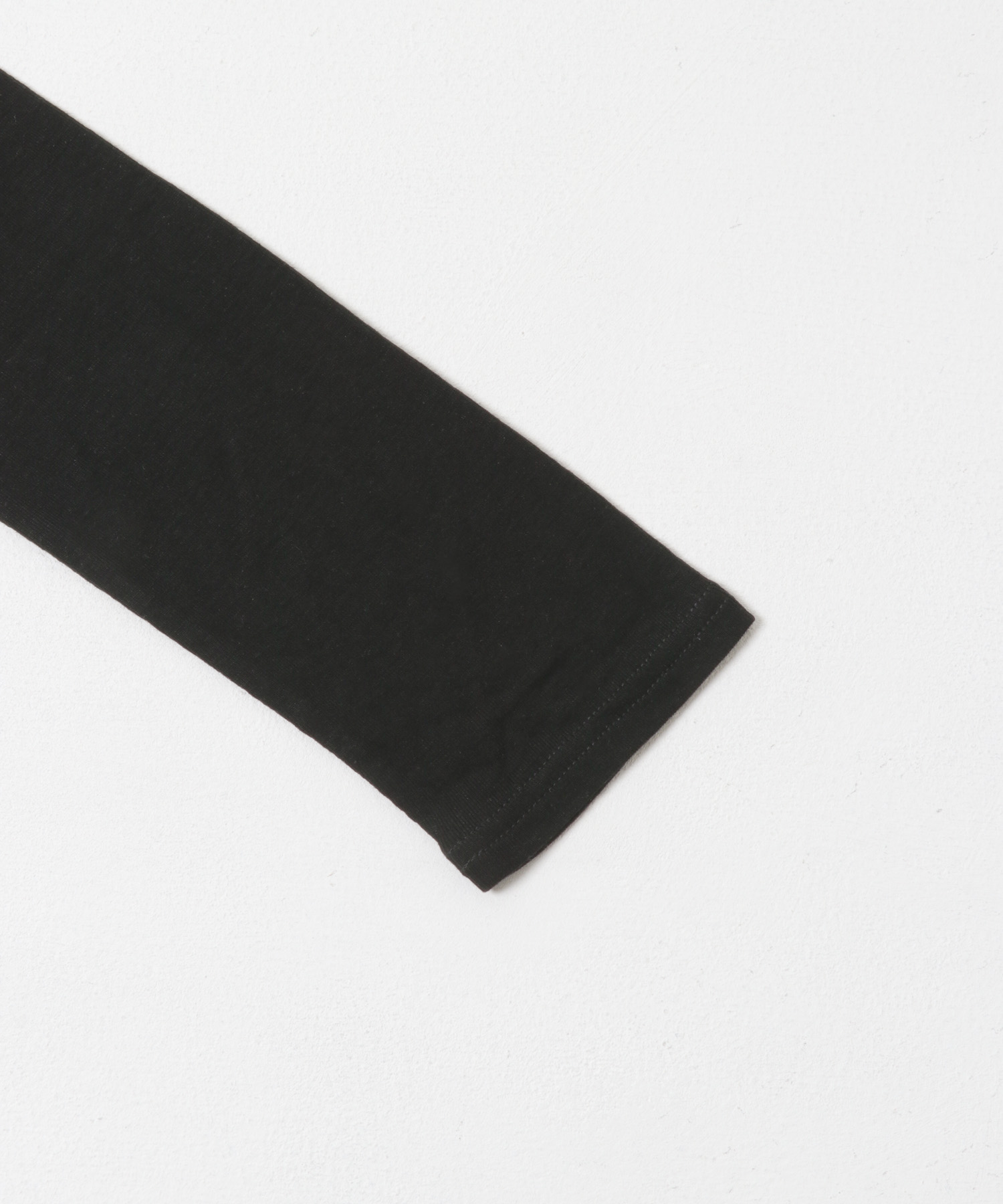 アシメドレープTEE BLACK One