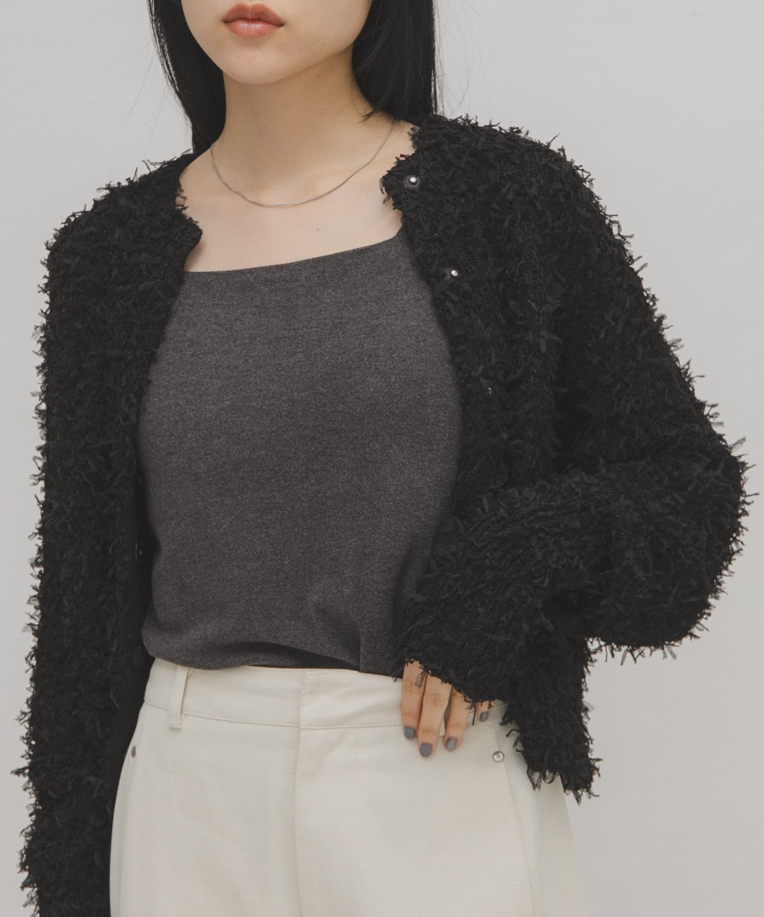 身長：160cm サイズ：one