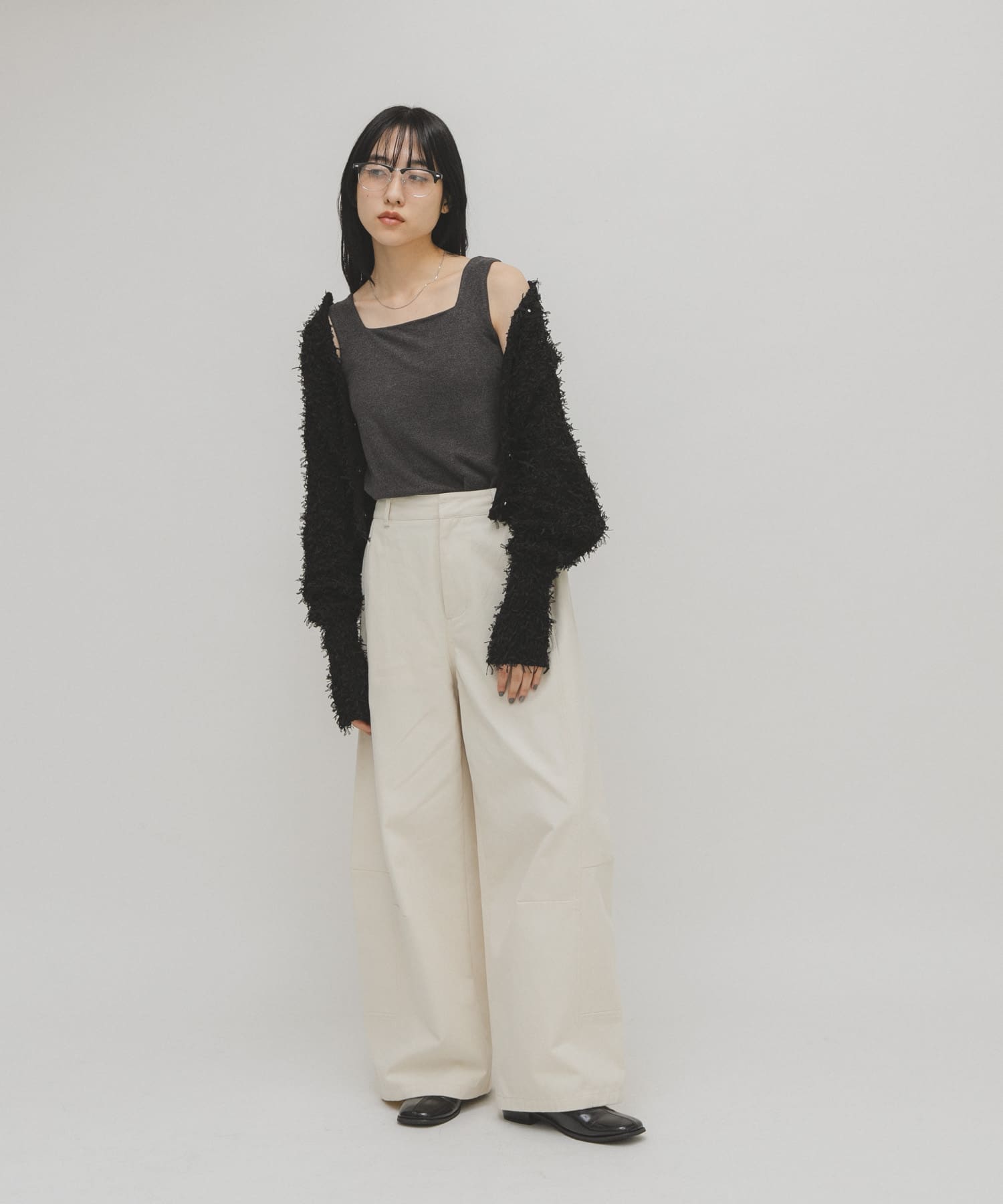 身長：160cm サイズ：one