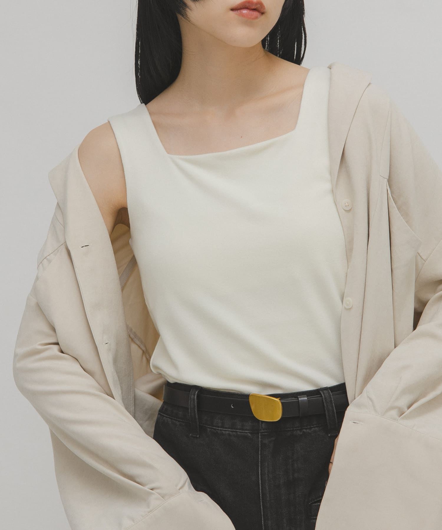 ピーチスキン2WAYタンクトップ