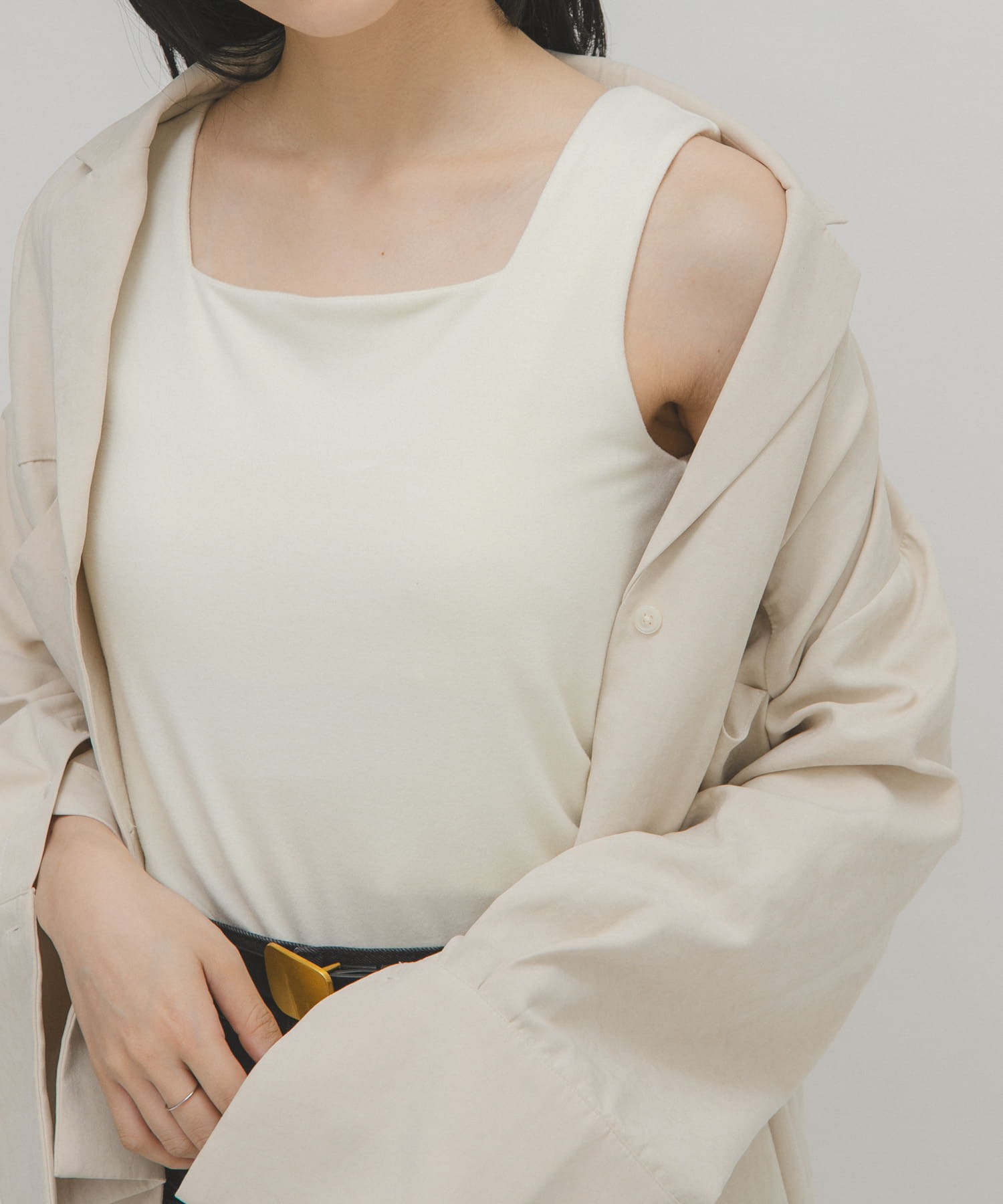 身長：160cm サイズ：one