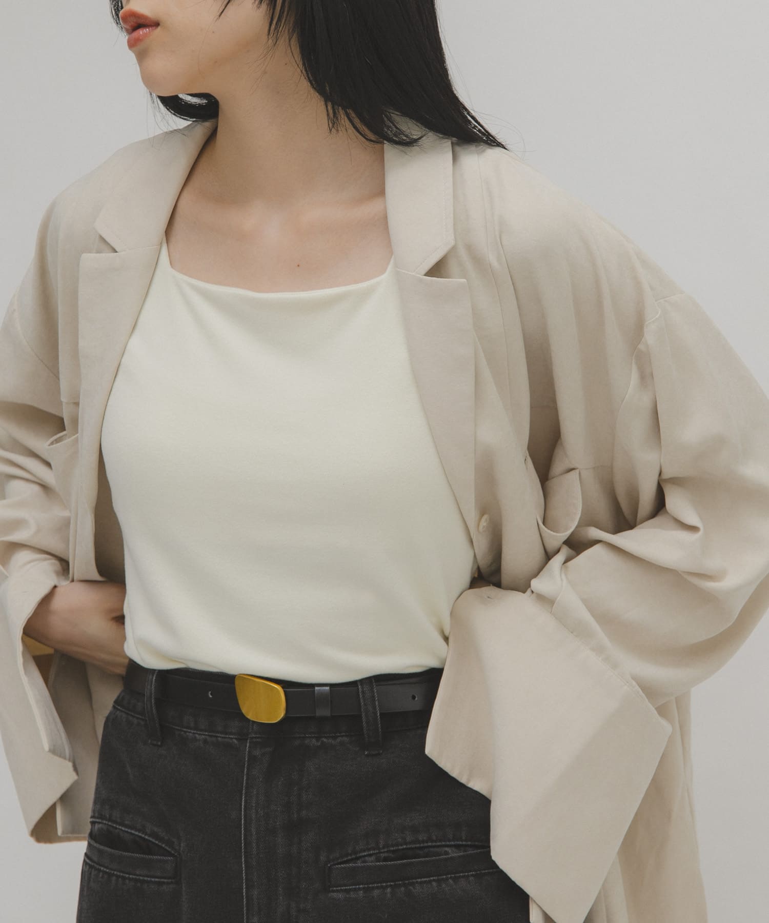 身長：160cm サイズ：one