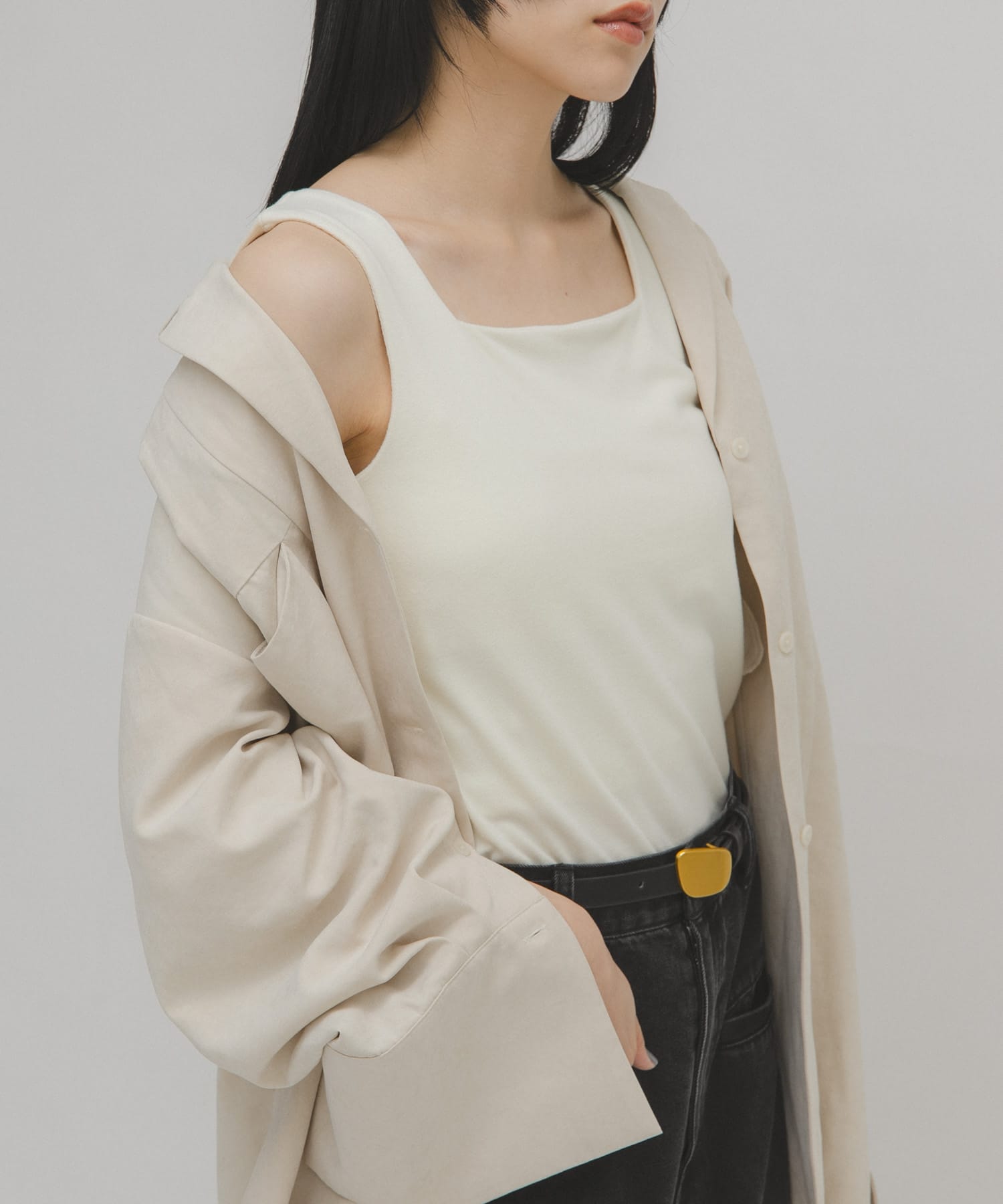 身長：160cm サイズ：one