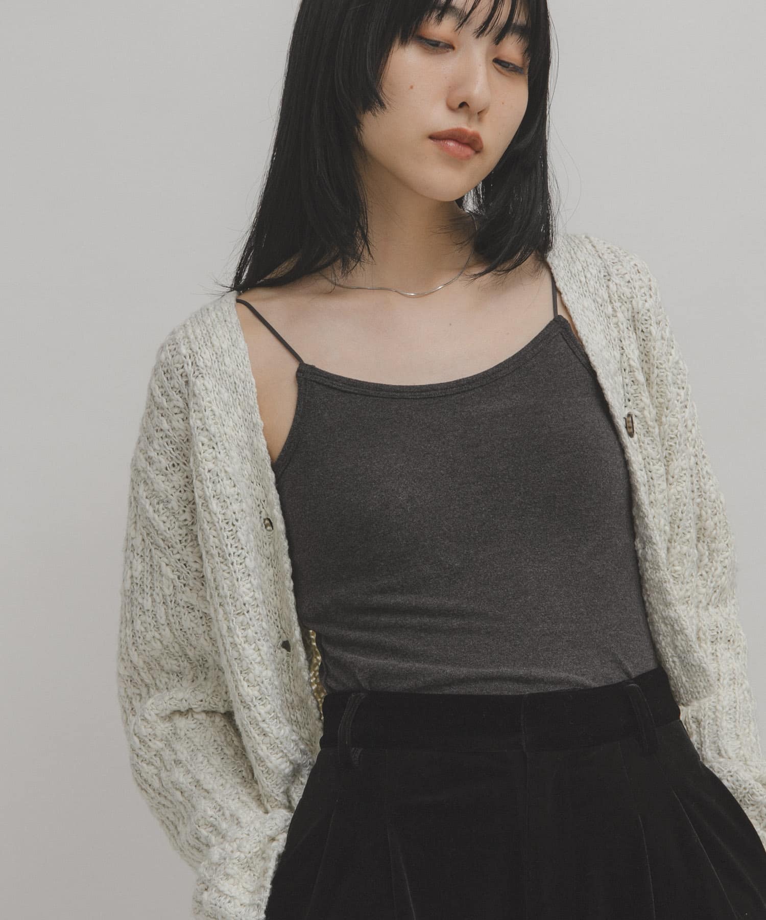 身長：160cm サイズ：one