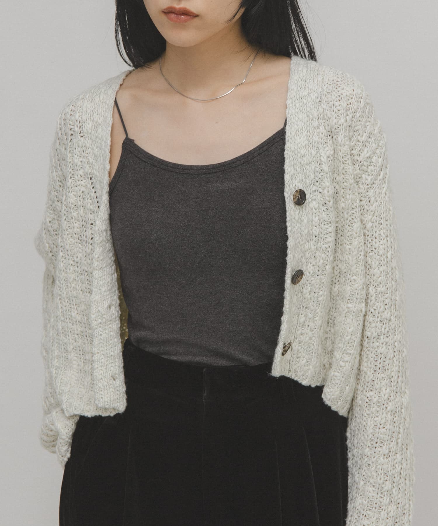 身長：160cm サイズ：one