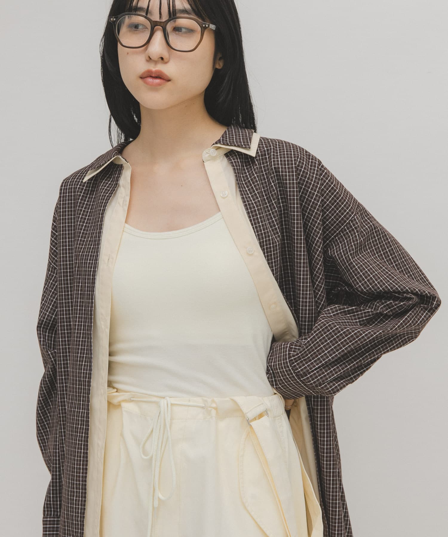 身長：160cm サイズ：one