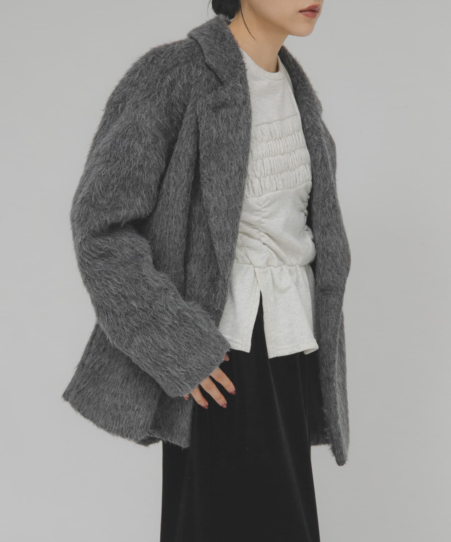 身長 : 160cm サイズ : one