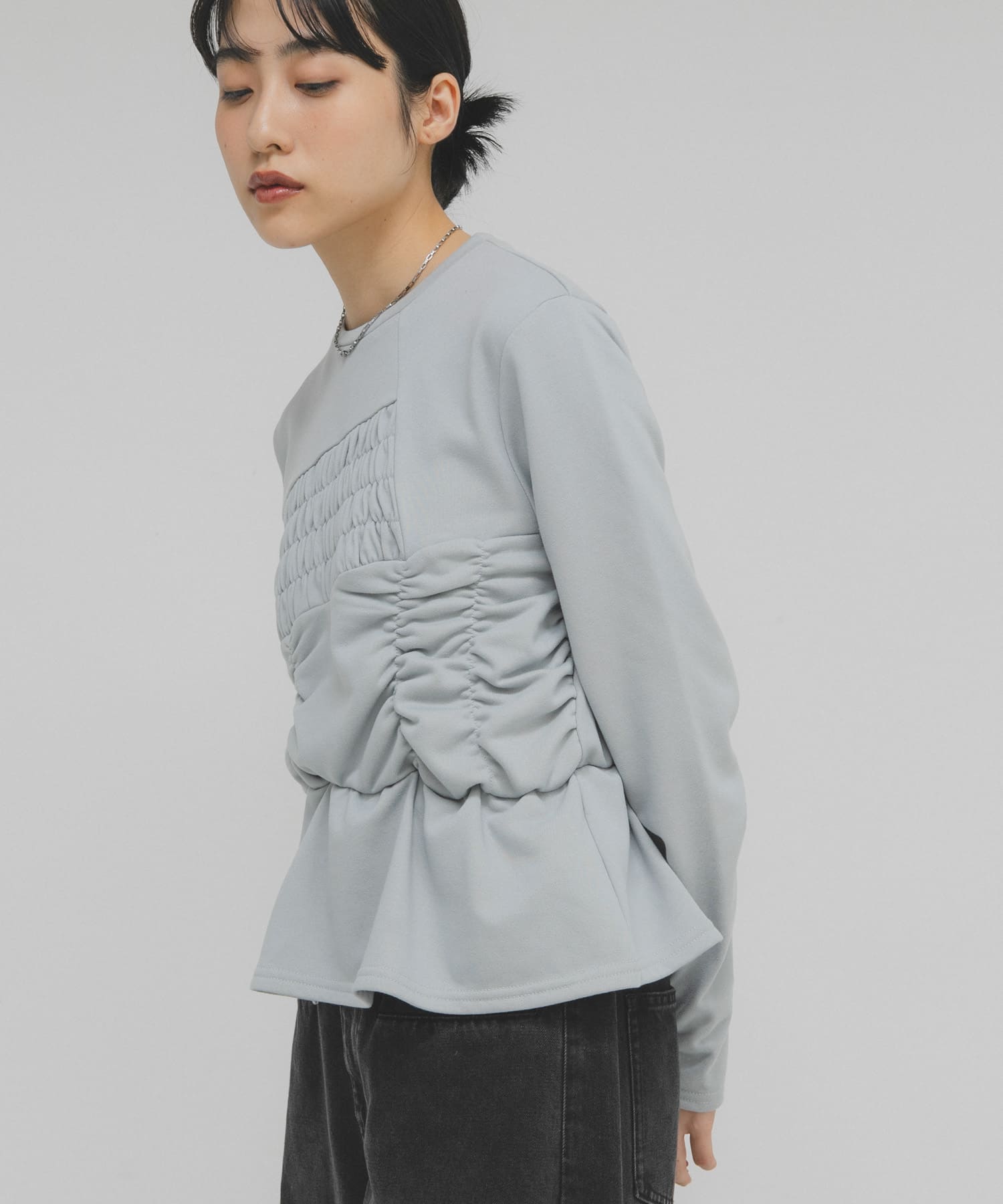 身長 : 160cm サイズ : one