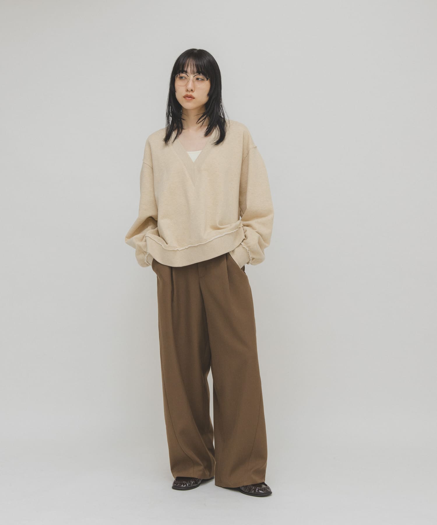 身長：160cm サイズ：one