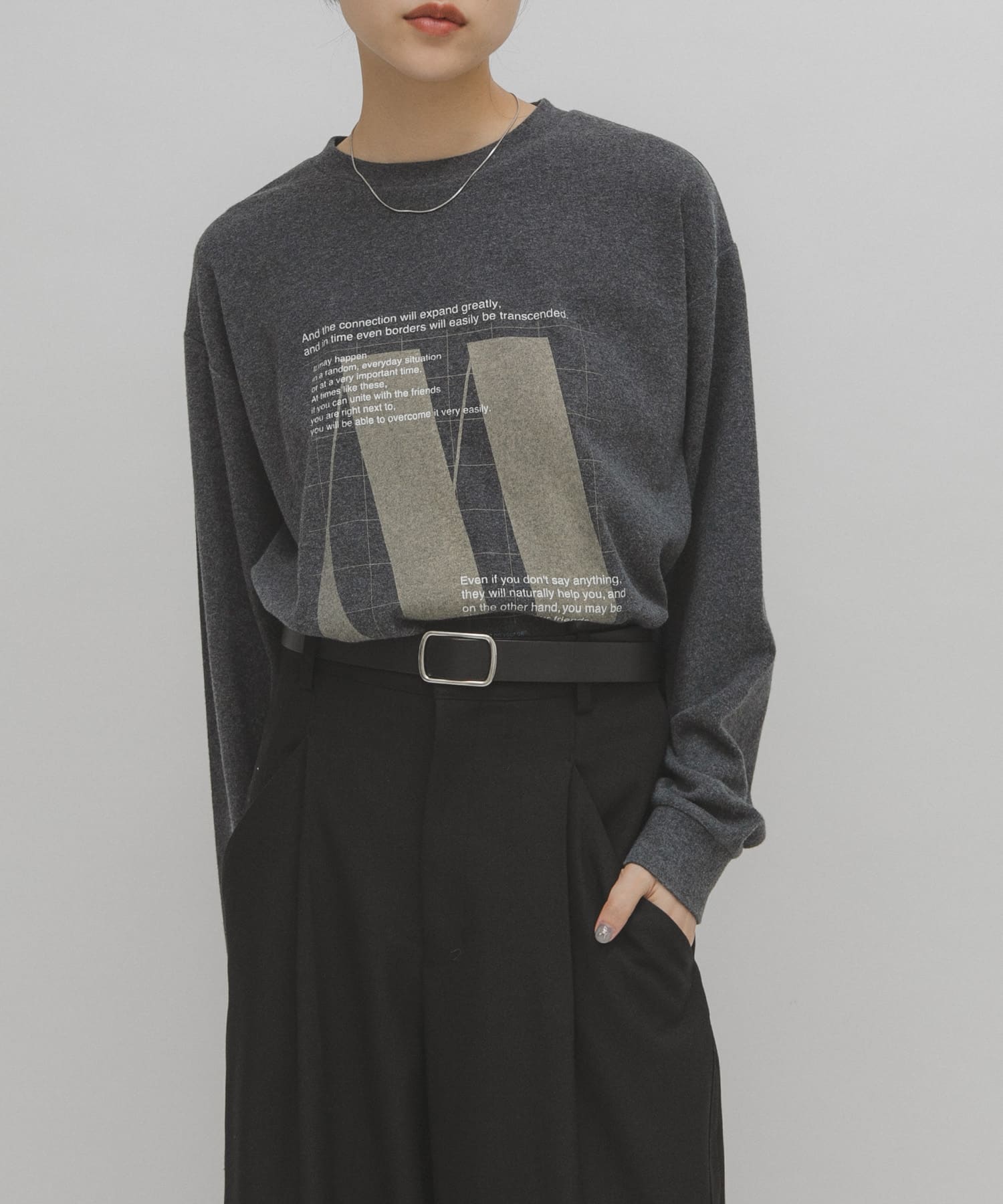 身長：160cm サイズ：one