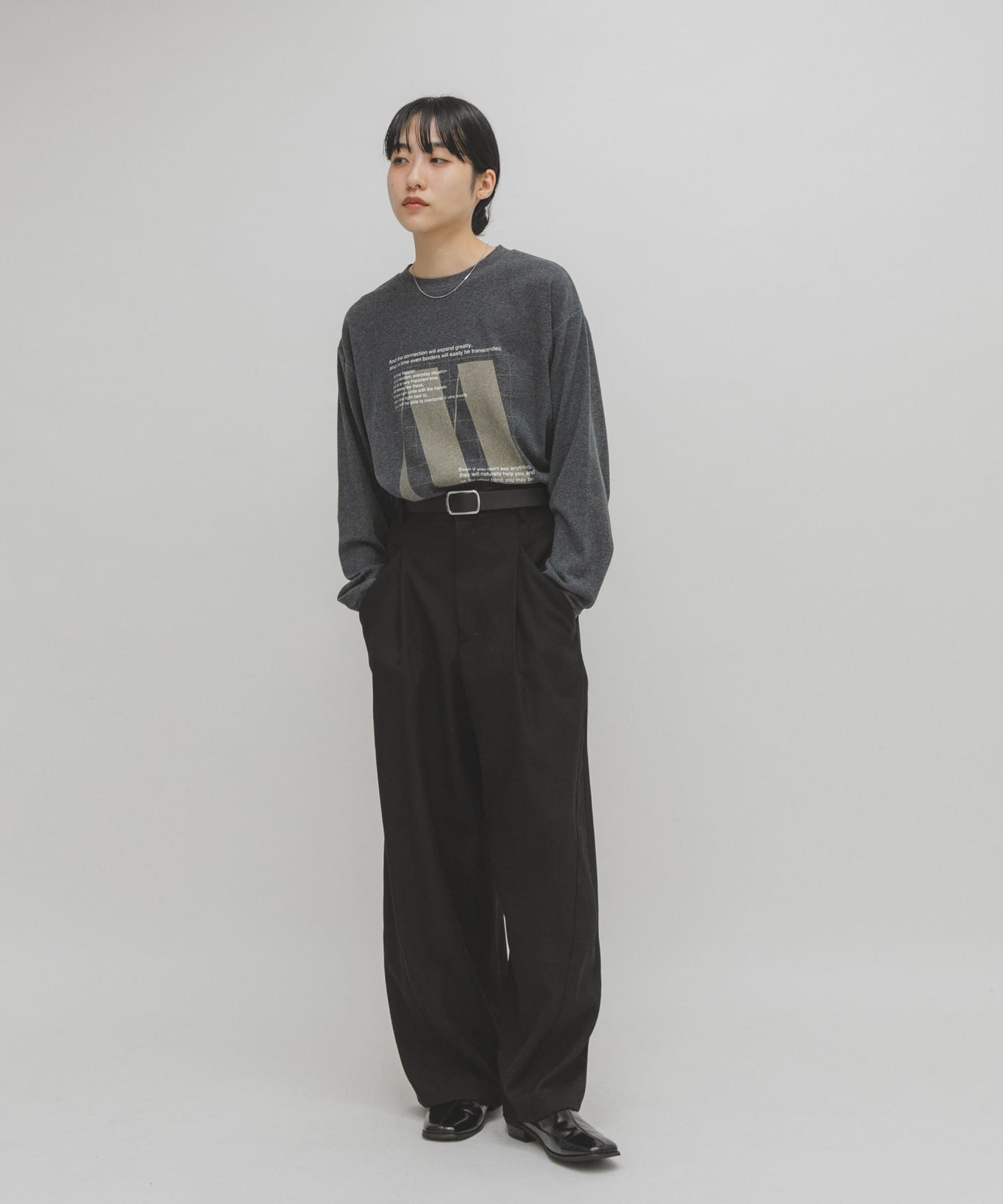 身長：160cm サイズ：one