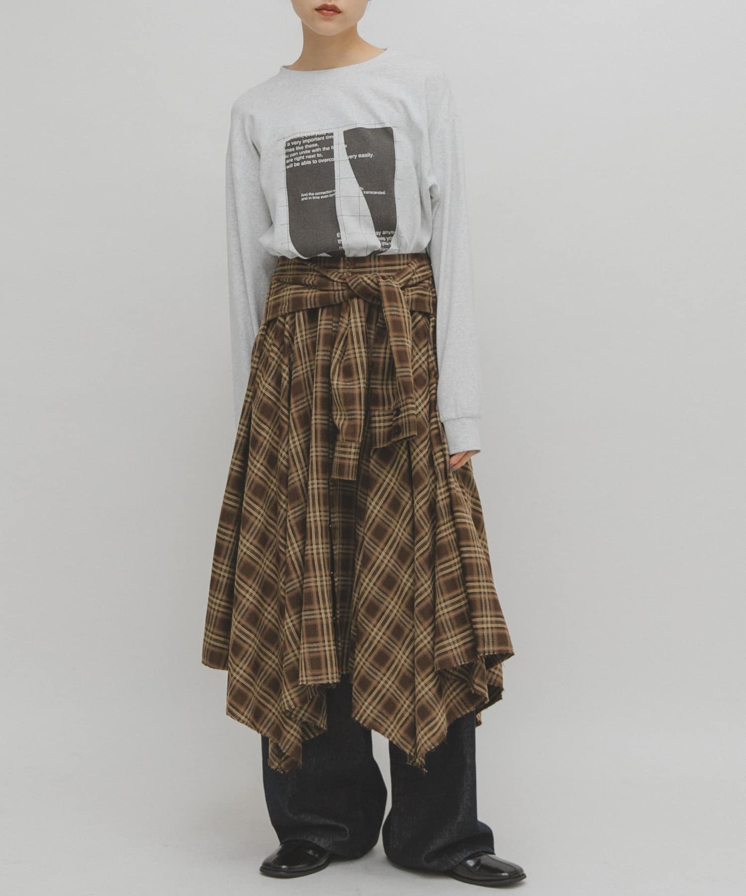 身長：160cm サイズ：one