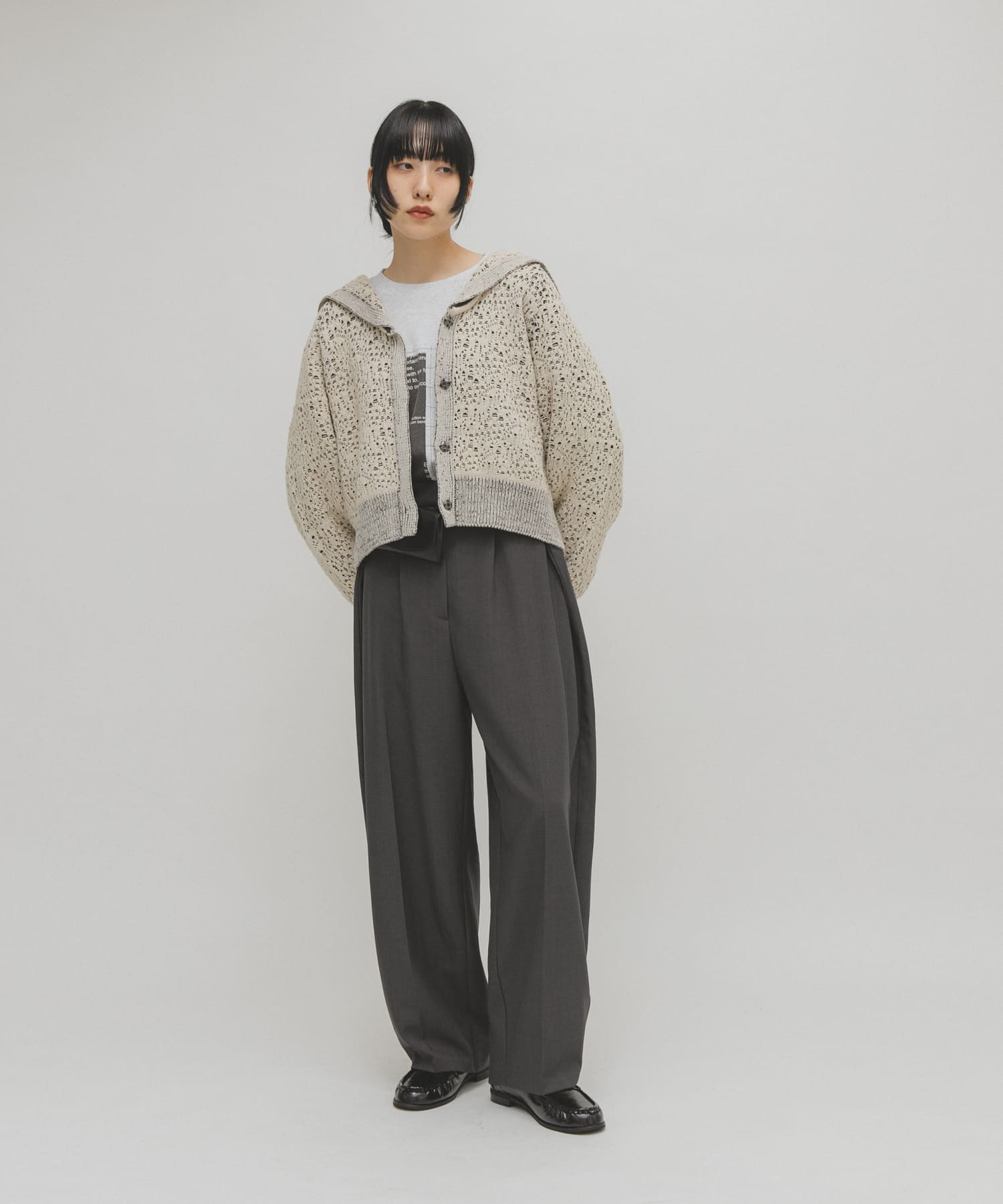 身長：160cm サイズ：one