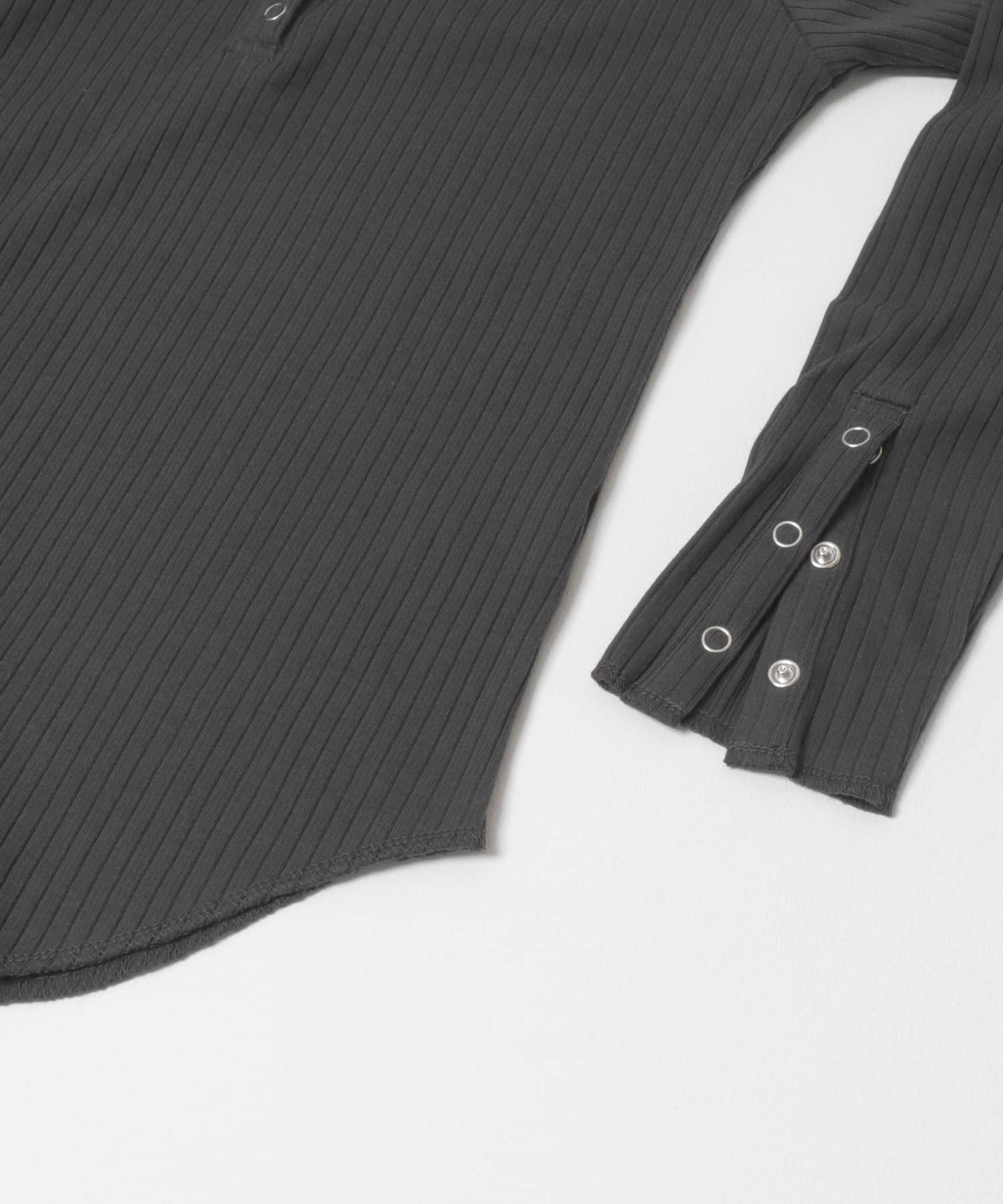 セーラーカラーリブカットソー CHARCOAL One