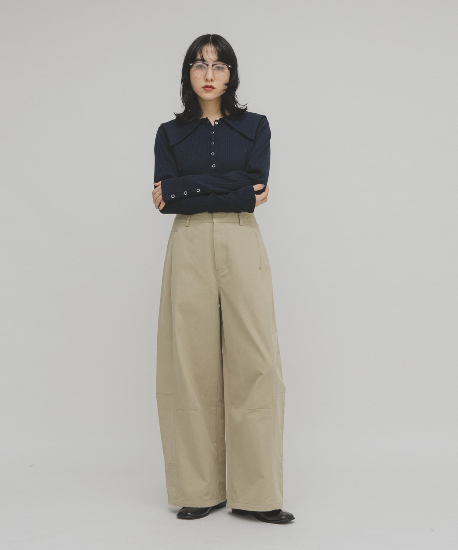 身長：160cm サイズ：one