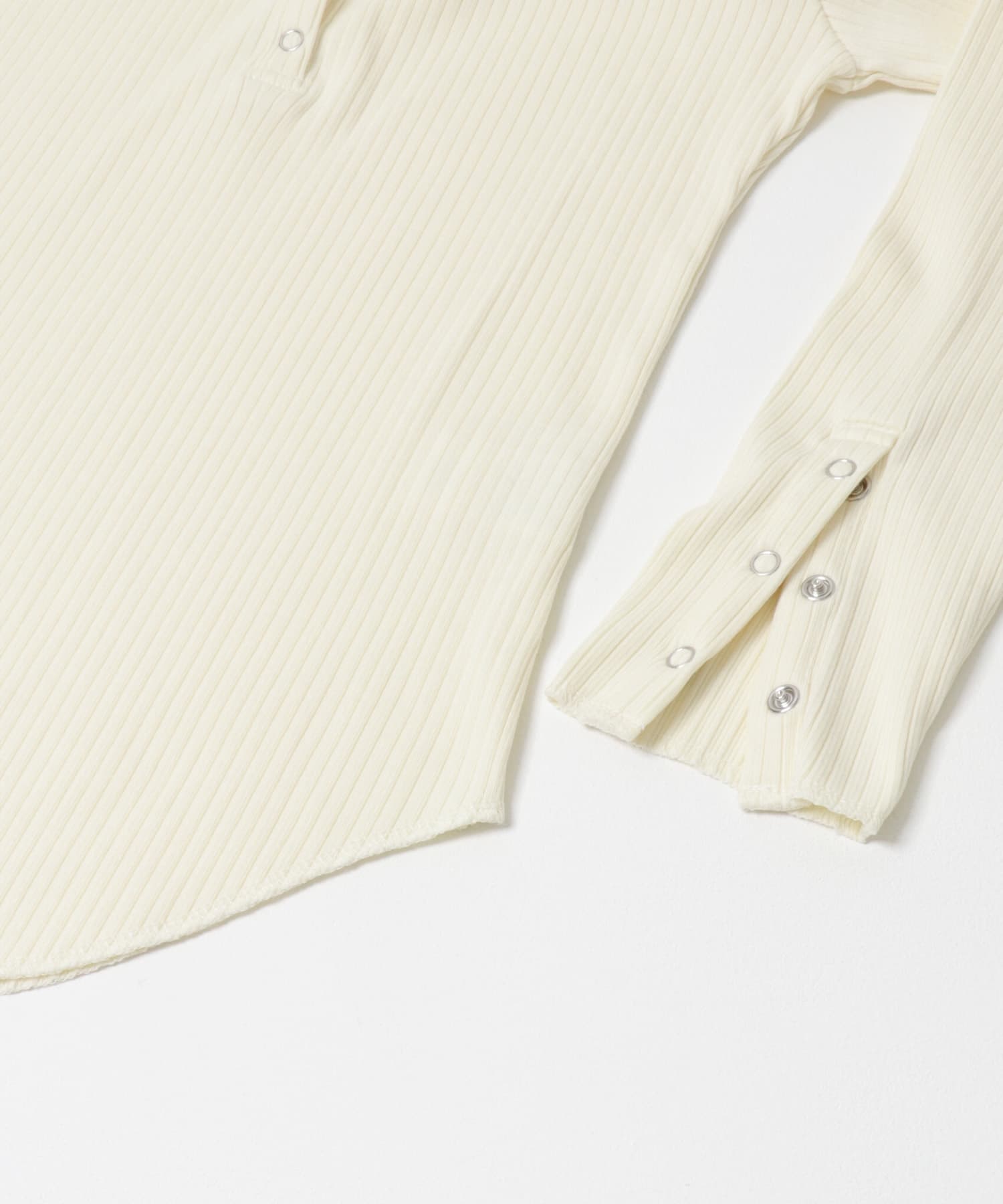 セーラーカラーリブカットソー IVORY One
