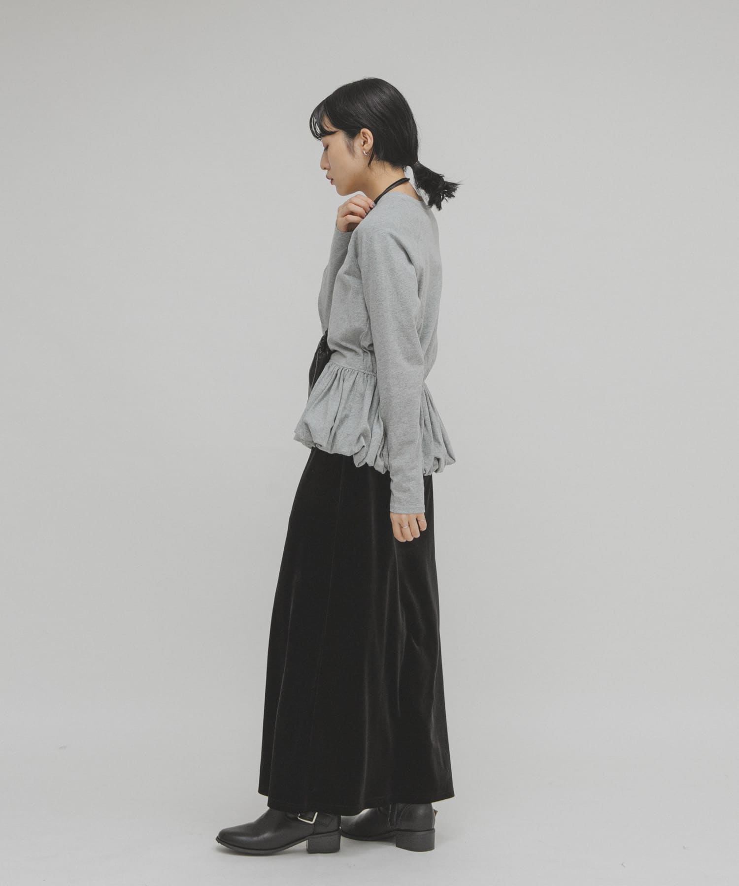 身長：160cm サイズ：one