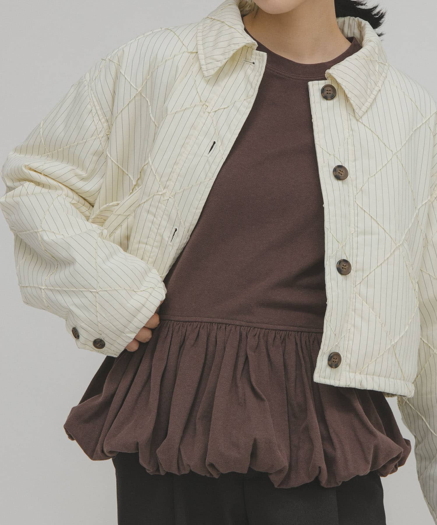 身長：160cm サイズ：one