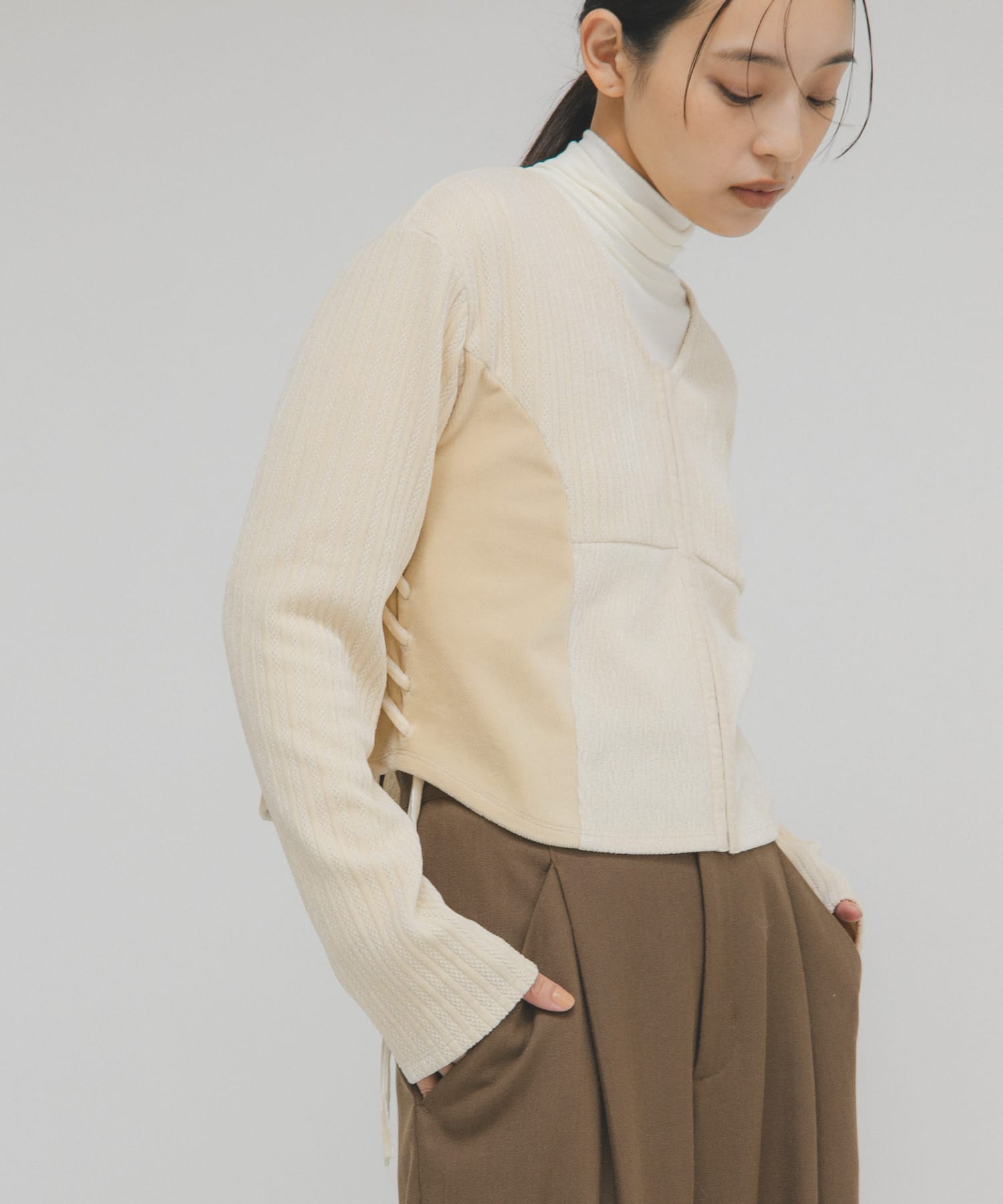 身長 : 163cm サイズ : one