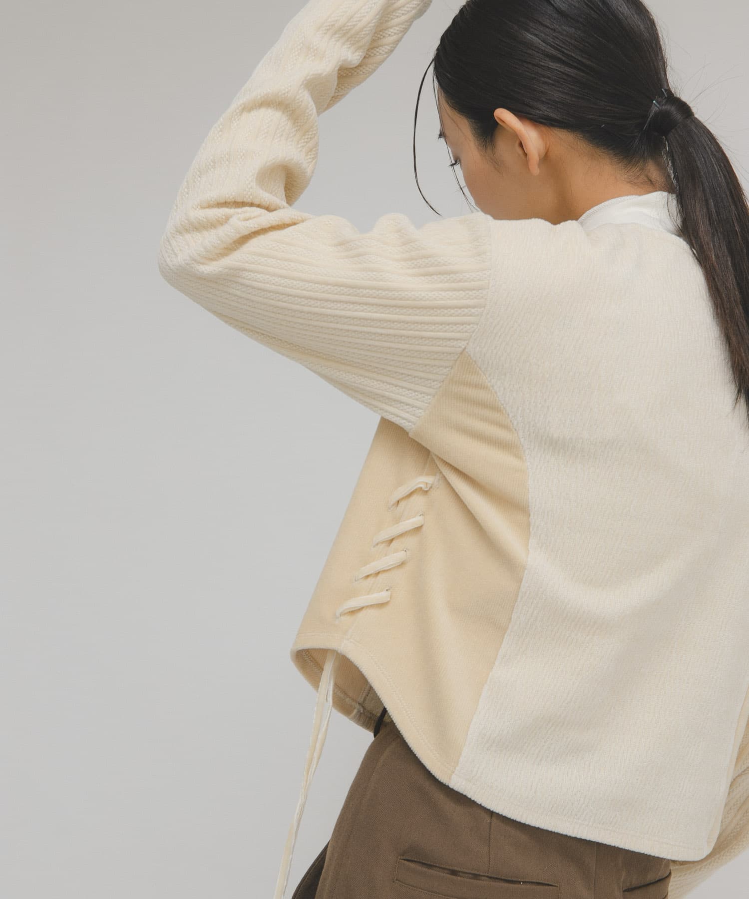 身長 : 163cm サイズ : one