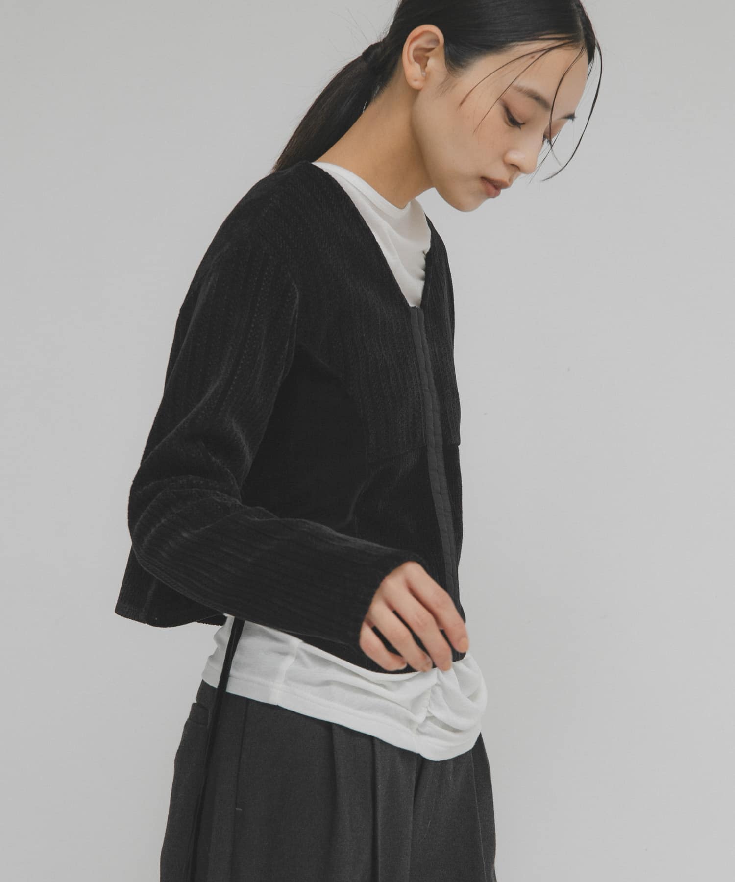 身長 : 163cm サイズ : one